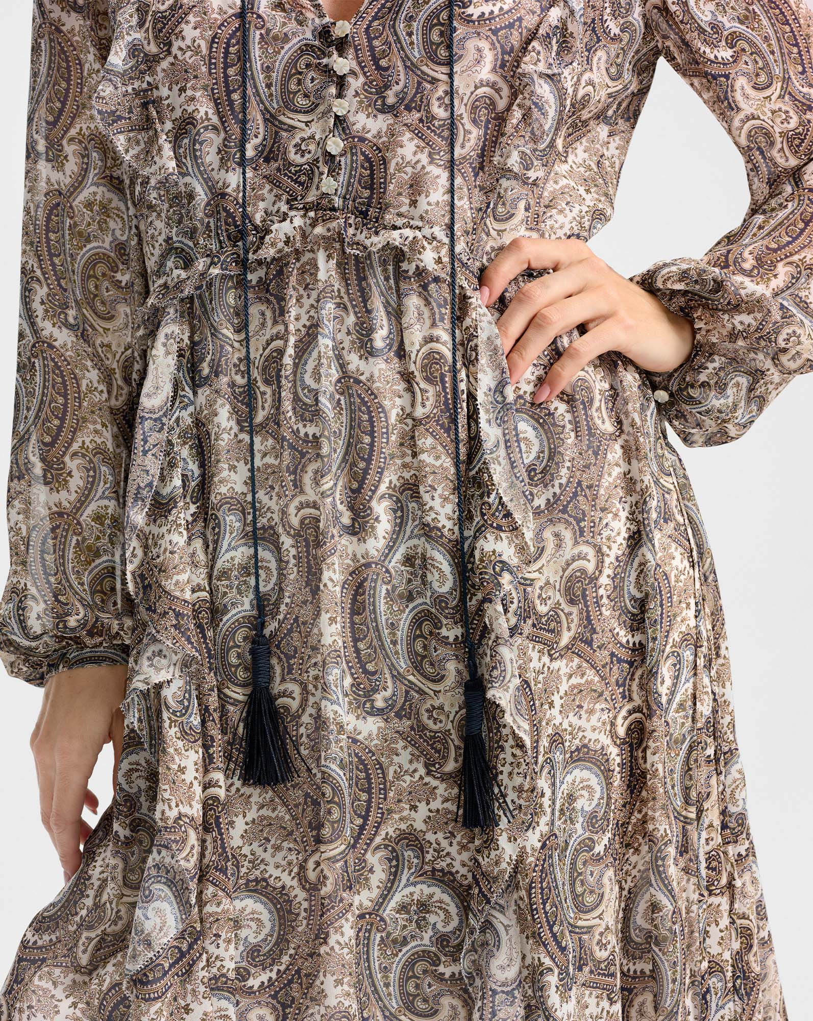 Veronica Beard - Lilith Silk Maxi Dress - Image 5
