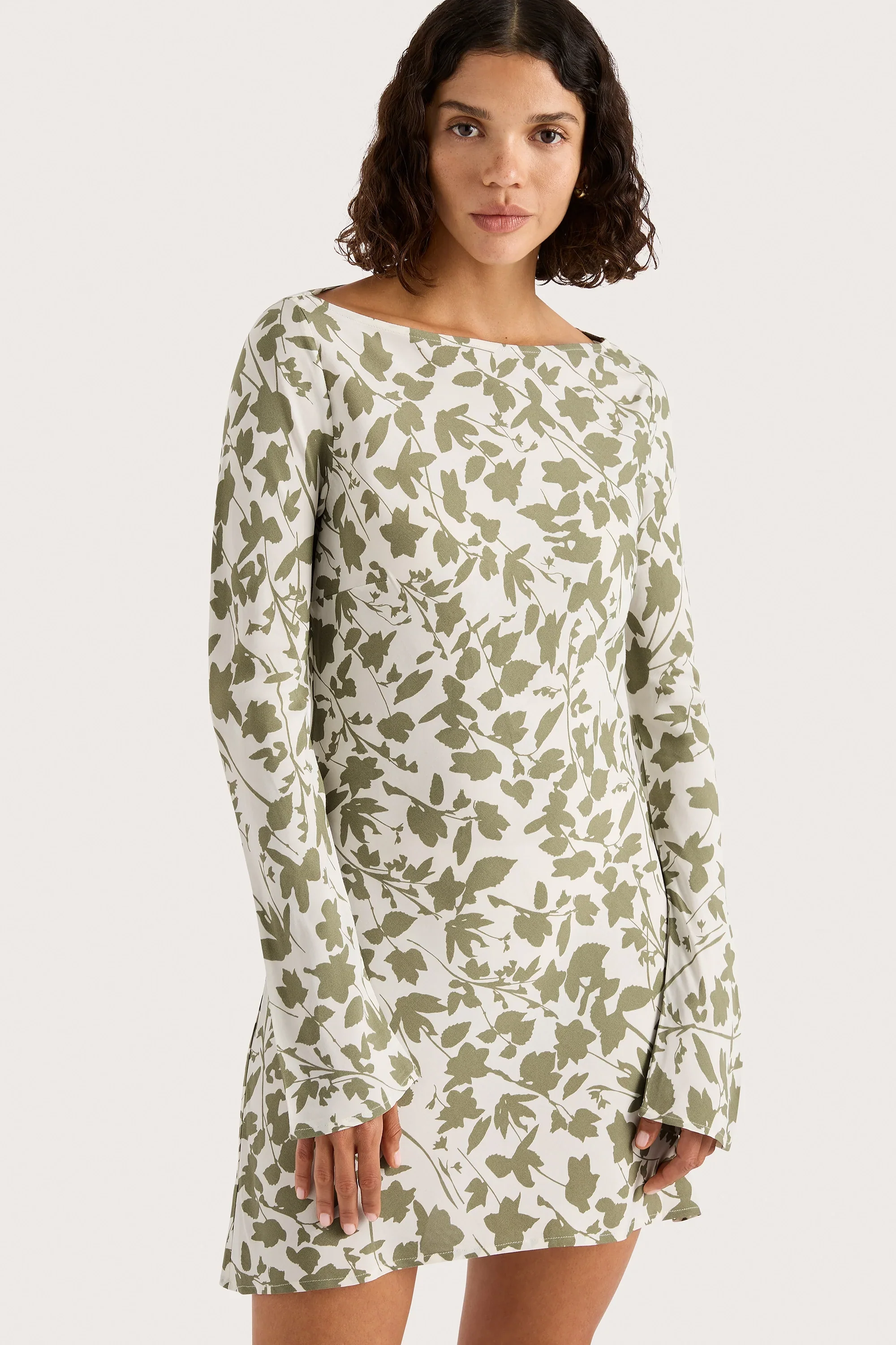 Faithfull - Lilou Mini Dress Poplar Sage - Final Sale - Image 3