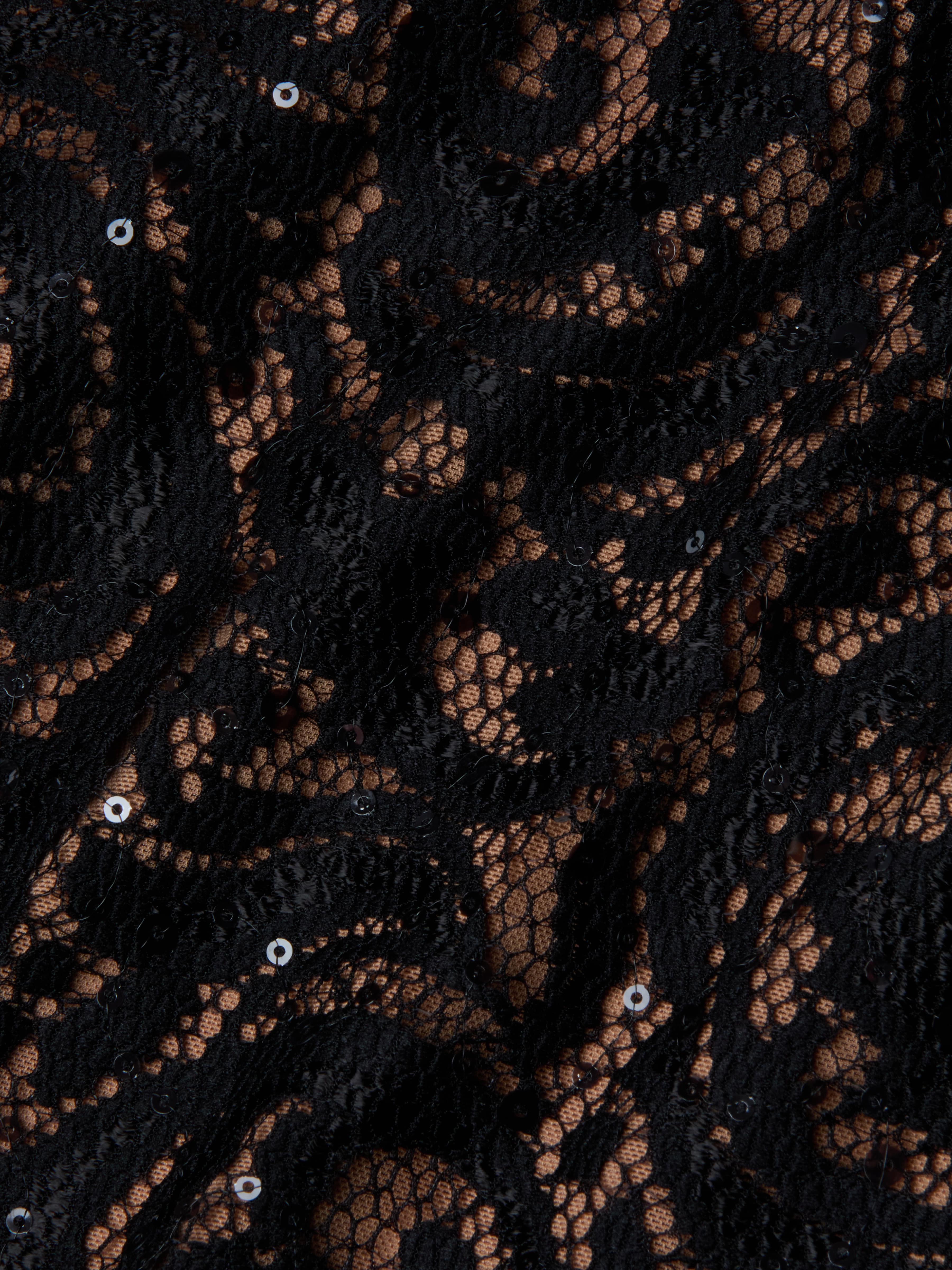 L'AGENCE - Lindsay Sequined Lace Dress - Image 13