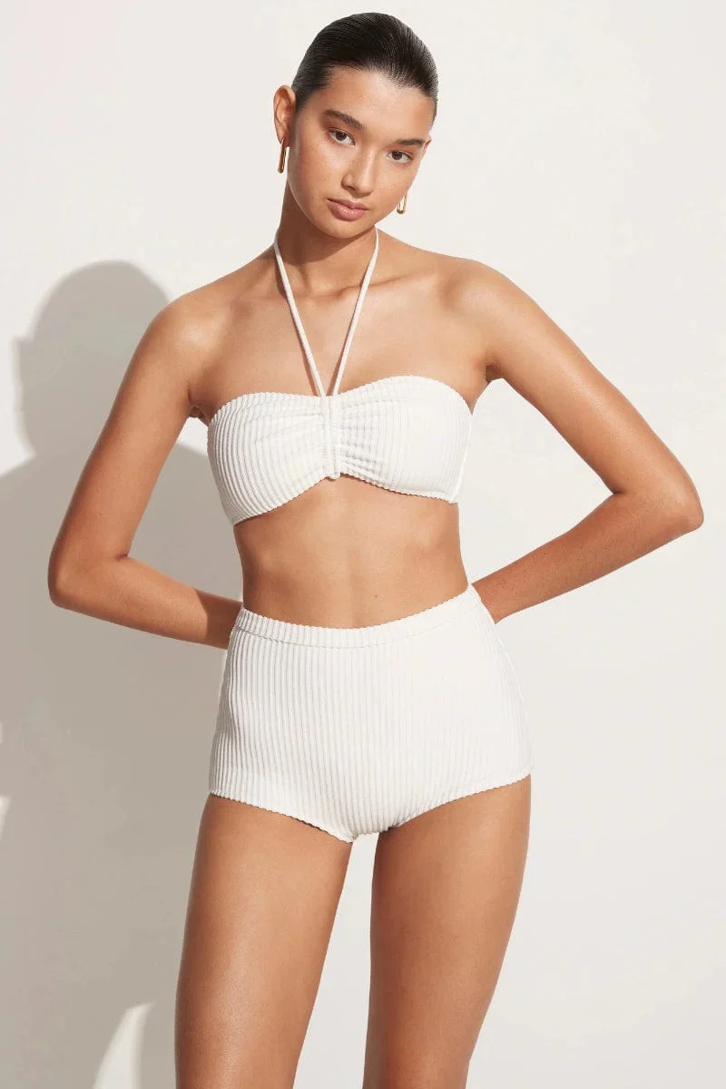 Faithfull - Liu Bikini Top Plain Off White - Final Sale - Image 4