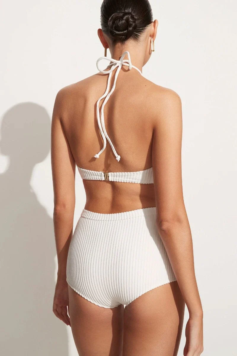 Faithfull - Liu Bikini Top Plain Off White - Final Sale - Image 5