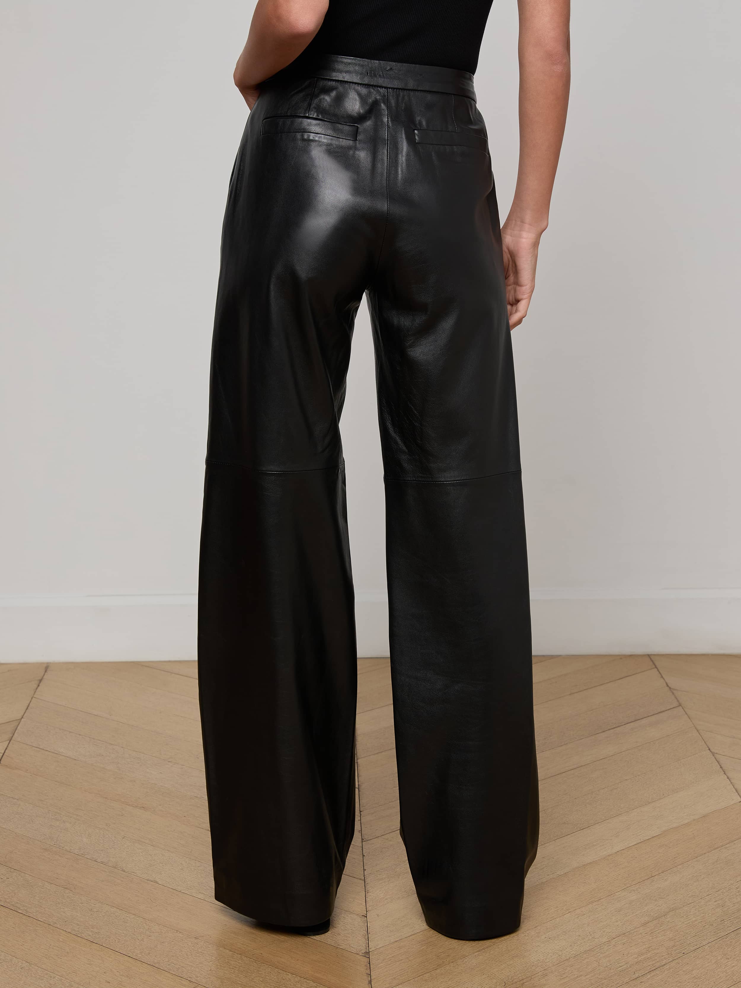 L'AGENCE - Livvy Leather Trouser - Image 4