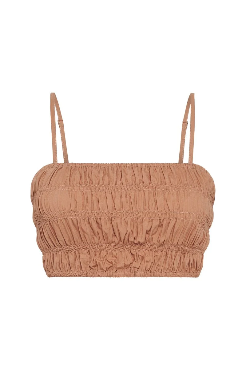 Faithfull - Liya Top Plain Hazelnut - Final Sale - Image 5