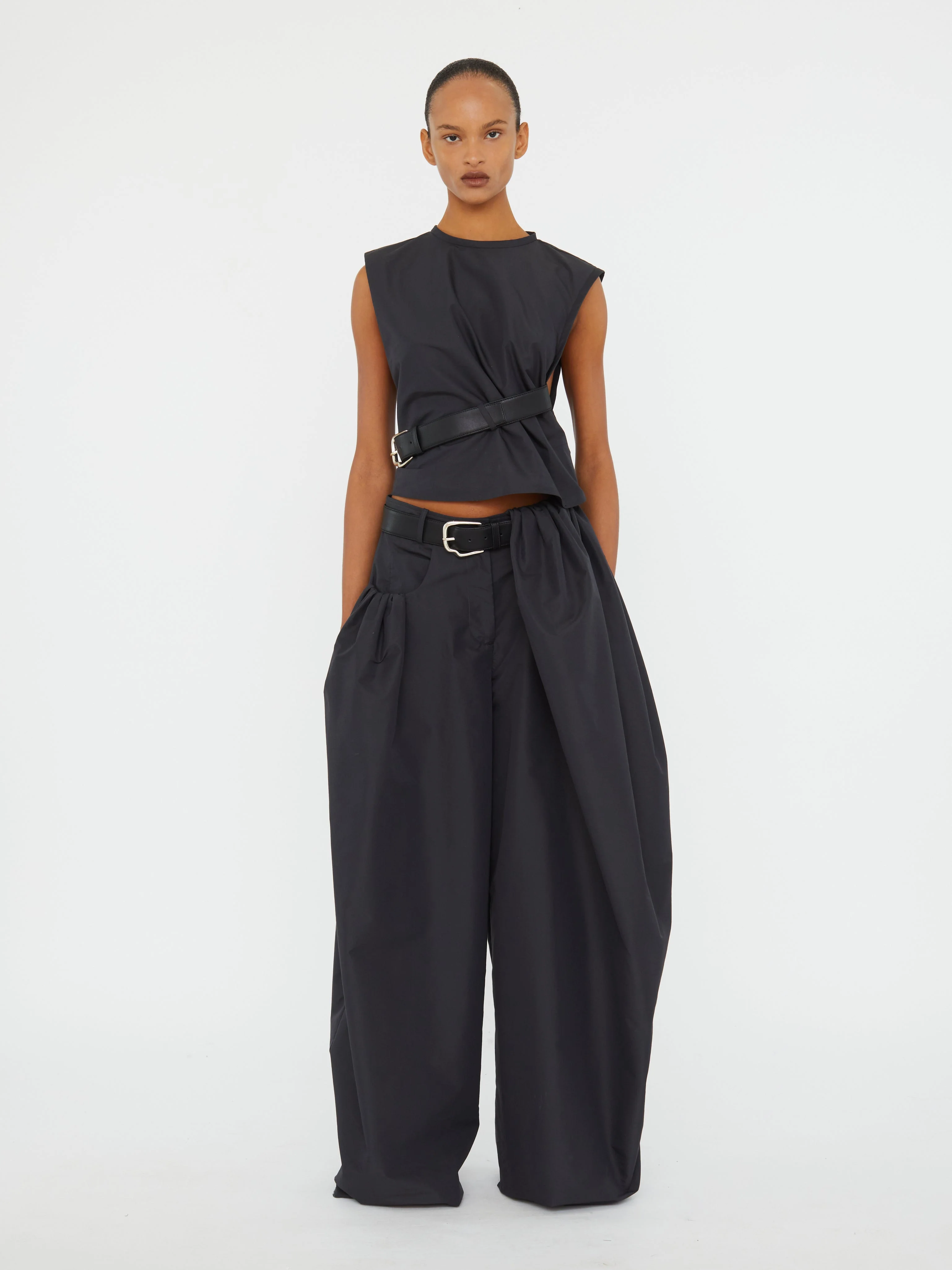 Christopher Esber - Locus Belted Taffeta Tank - Image 4