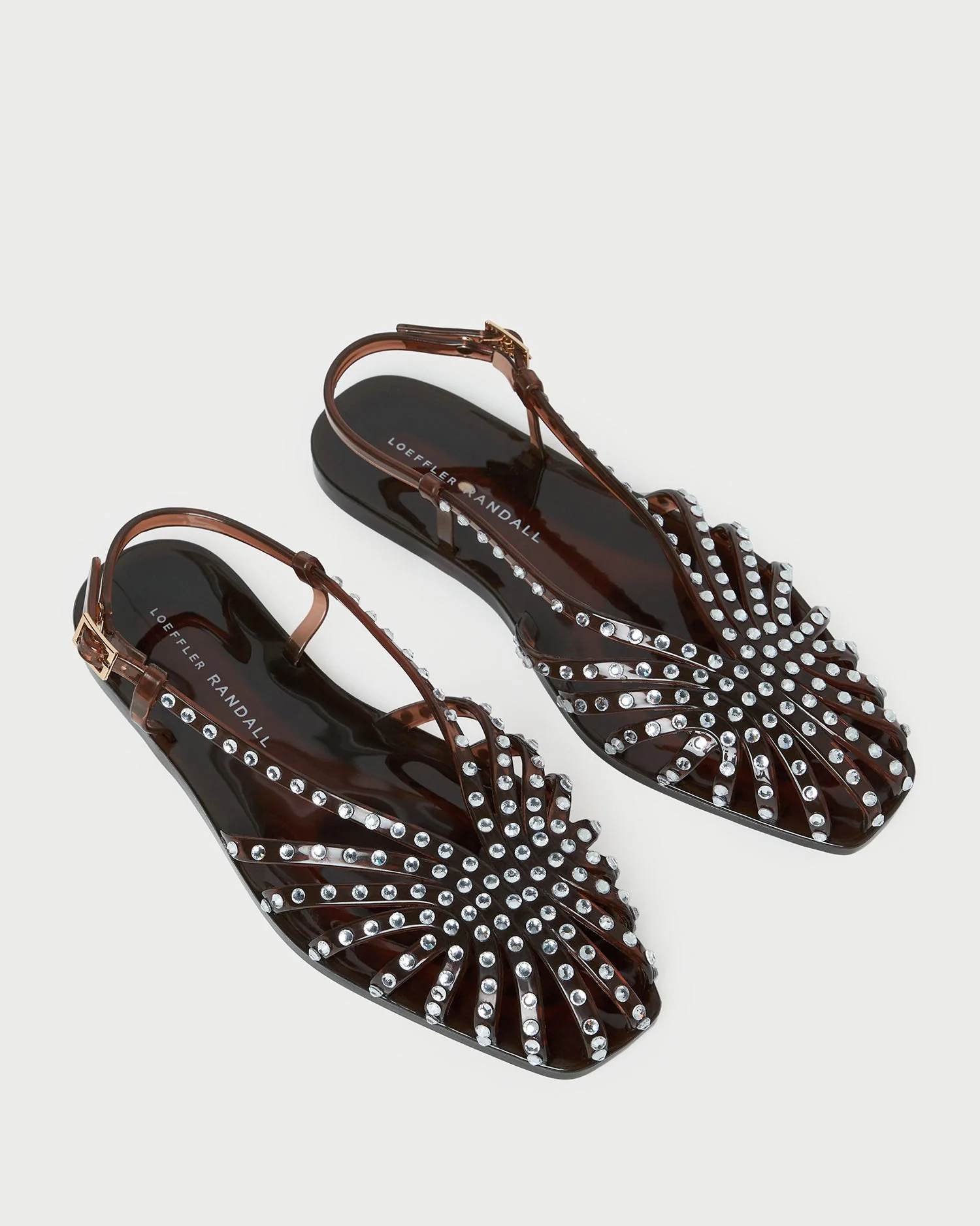 Loeffler Randall - Devon Brown Jelly Slingback Sandal - Image 4