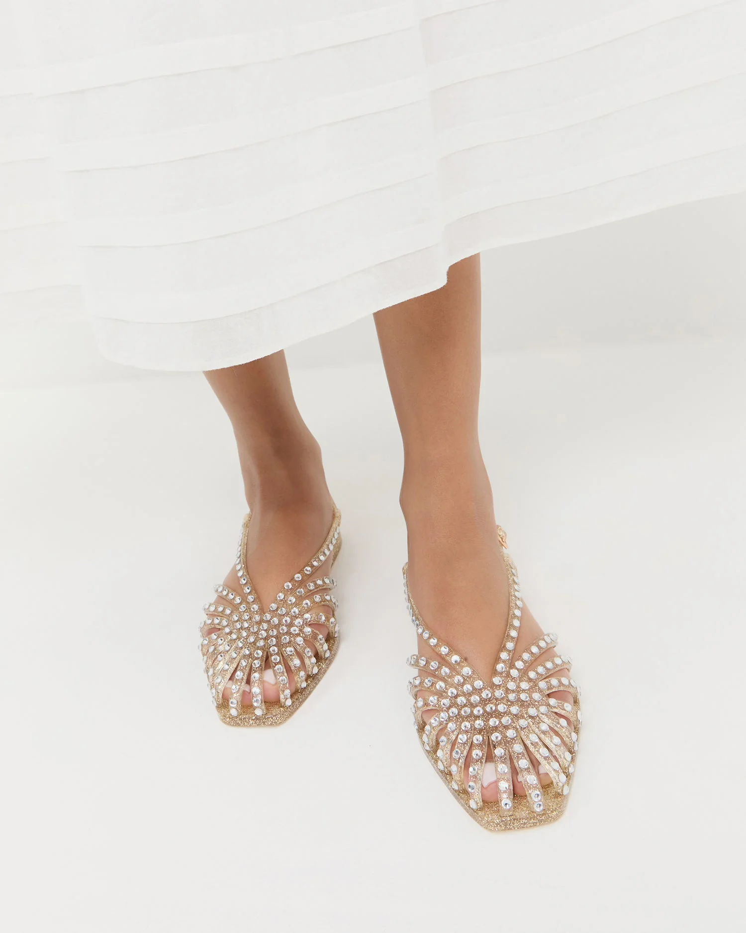 Loeffler Randall - Devon Champagne Jelly Slingback Sandal - Image 2