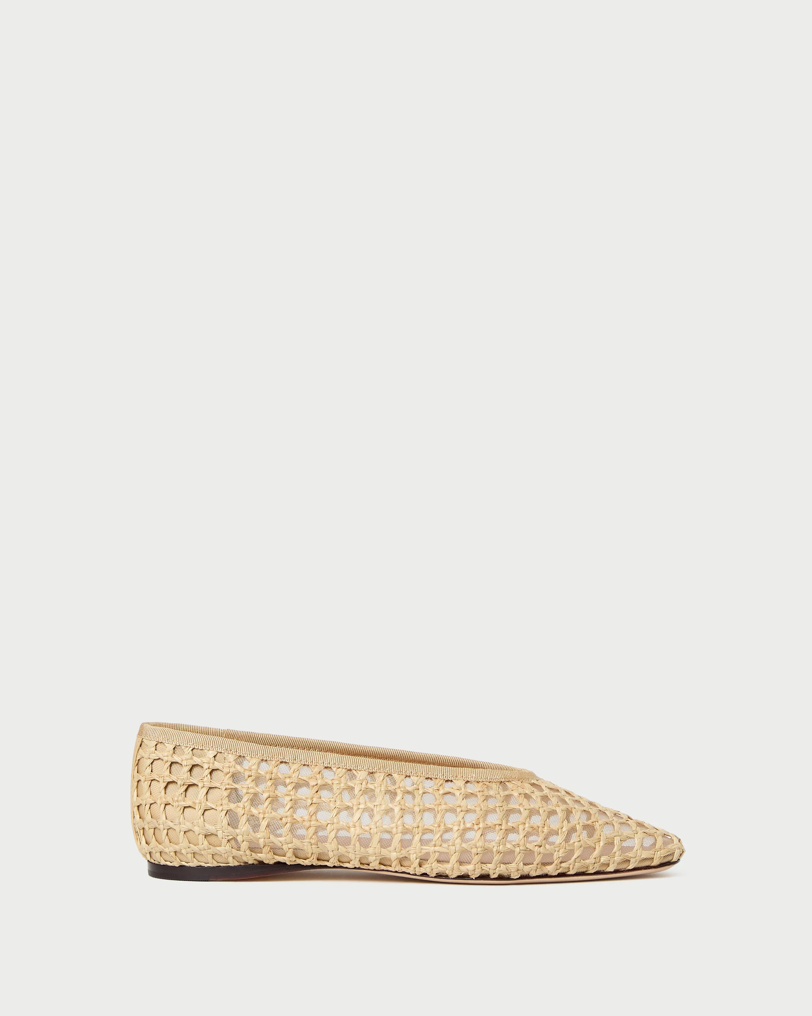 Loeffler Randall - Emery Natural Crochet Ballet Flat - Image 3