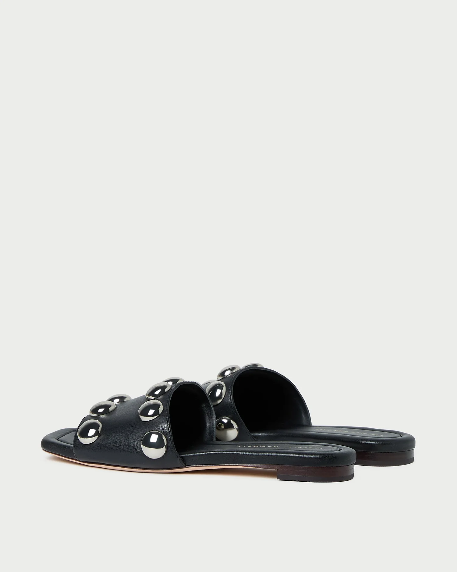 Loeffler Randall - Hayes Black/Silver Studded Sandal - Image 5