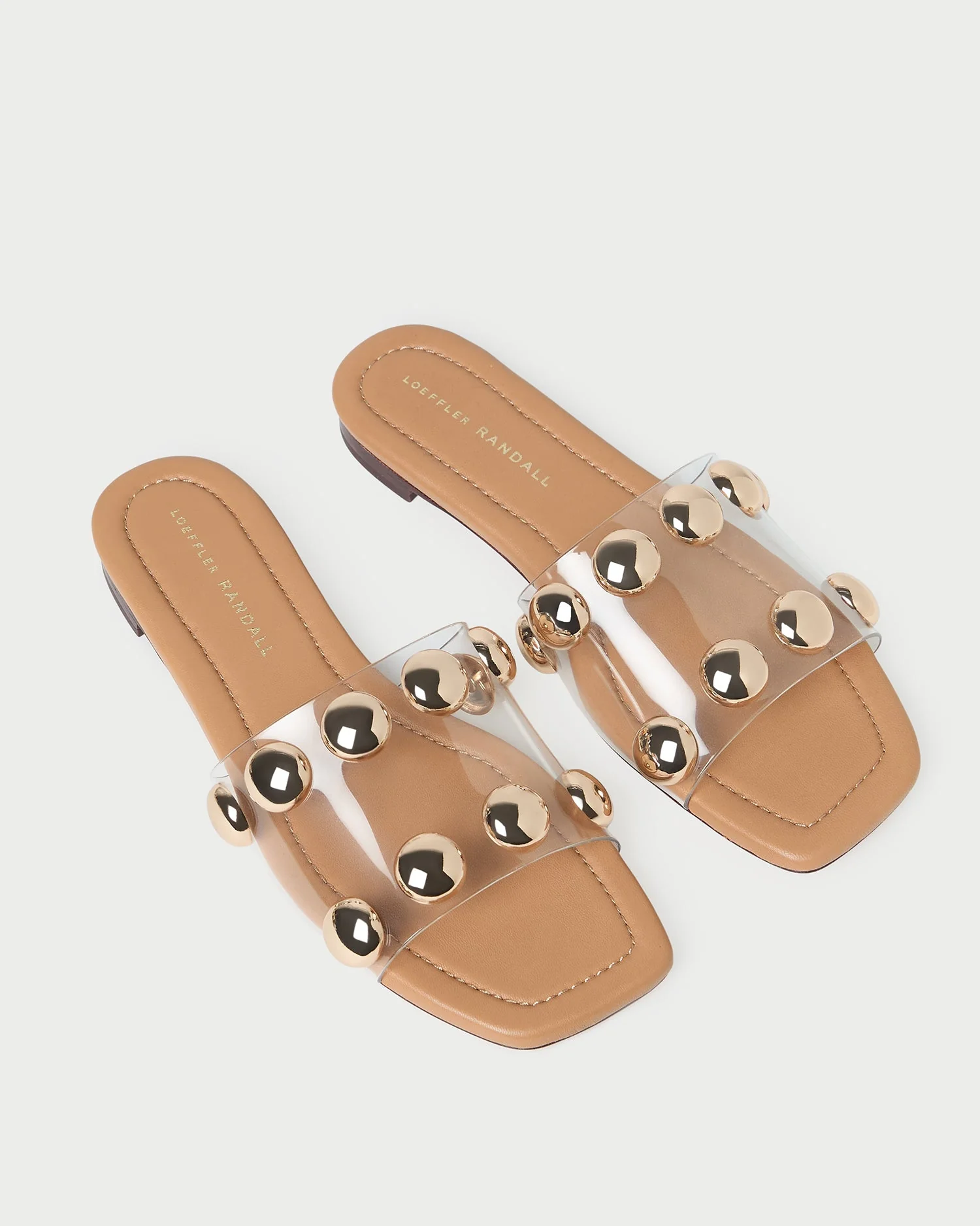 Loeffler Randall - Hayes Dune/Champagne Studded Sandal - Image 4