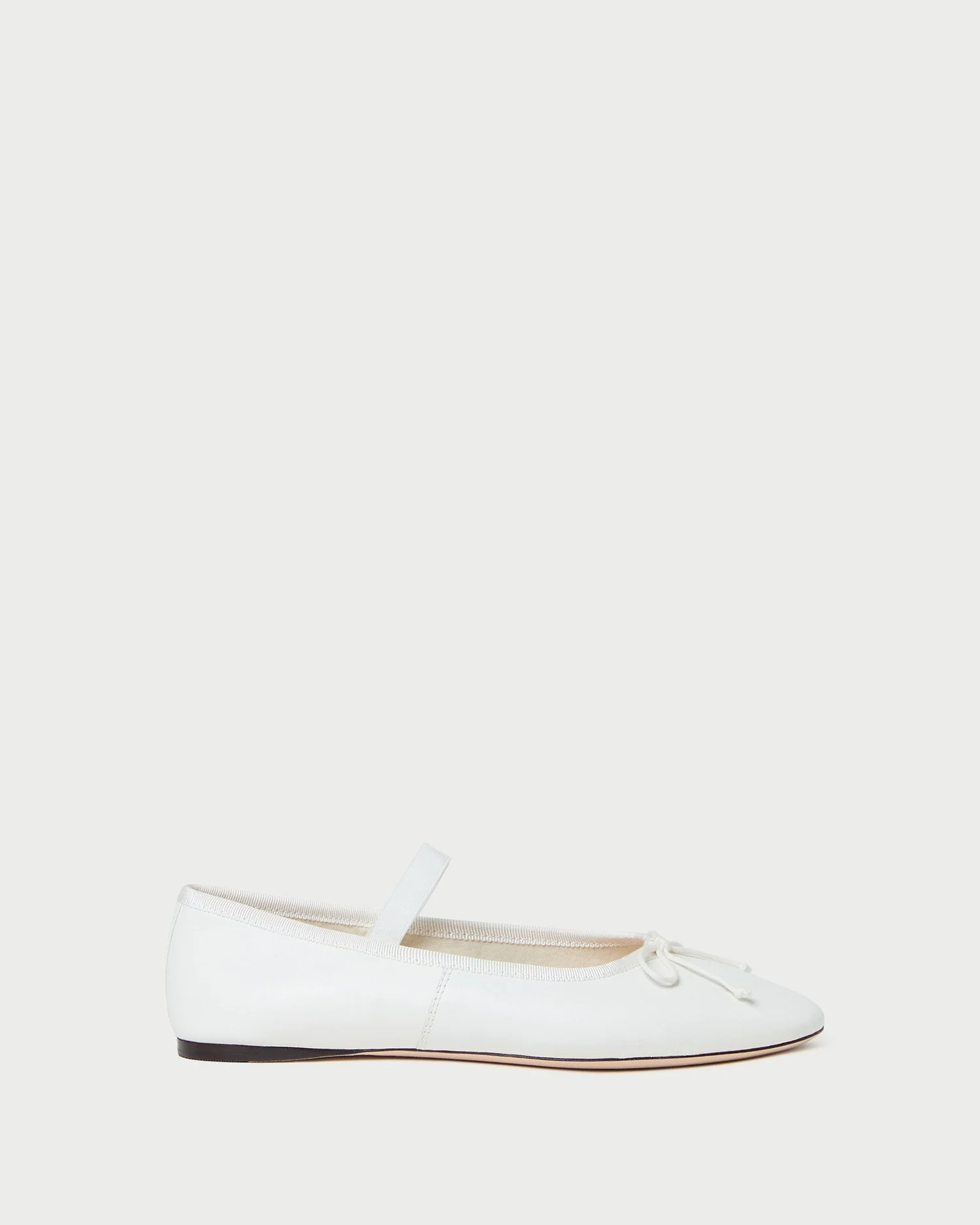 Loeffler Randall - Leonie Ivory Leather Ballet Flat - Image 3