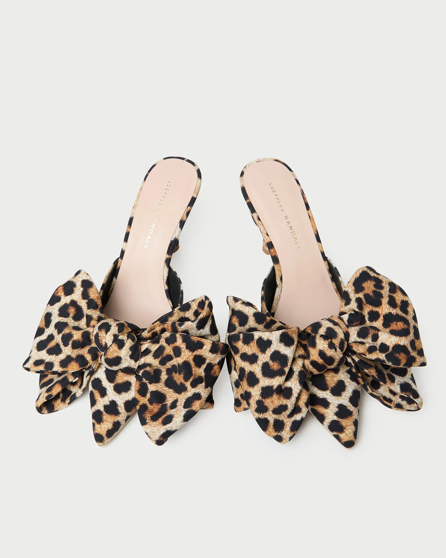 Loeffler Randall - Margot Leopard Jersey Bow Mule - Image 3