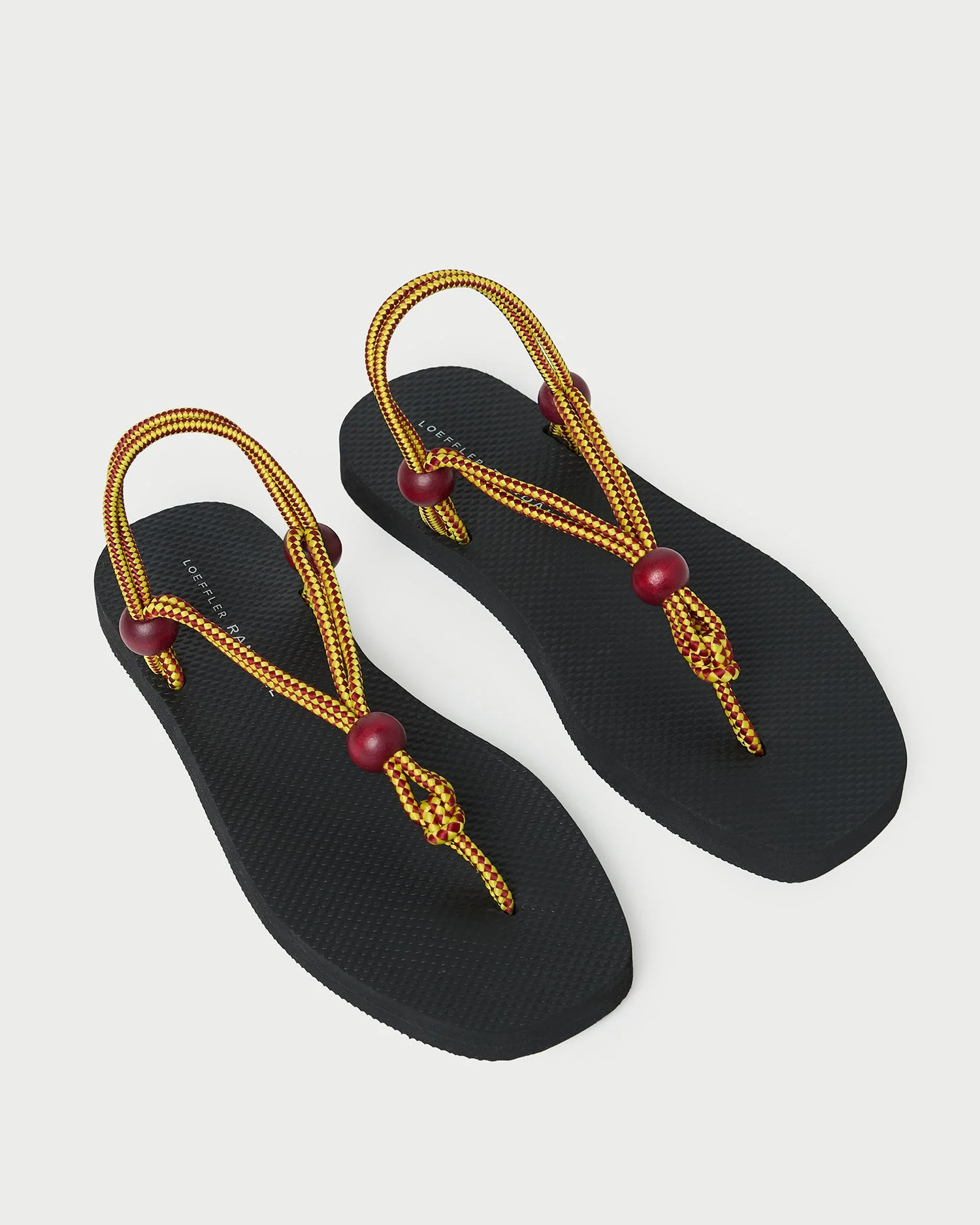 Loeffler Randall - Mika Maroon/Yellow Sport Sandal - Image 4