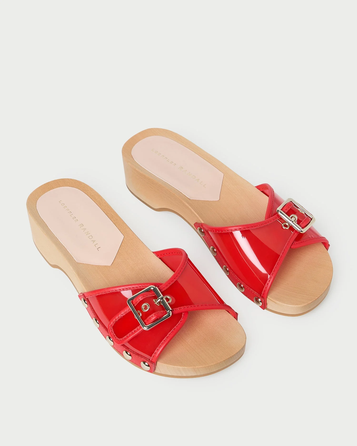 Loeffler Randall - Paulie Red Studded Sandal - Image 4