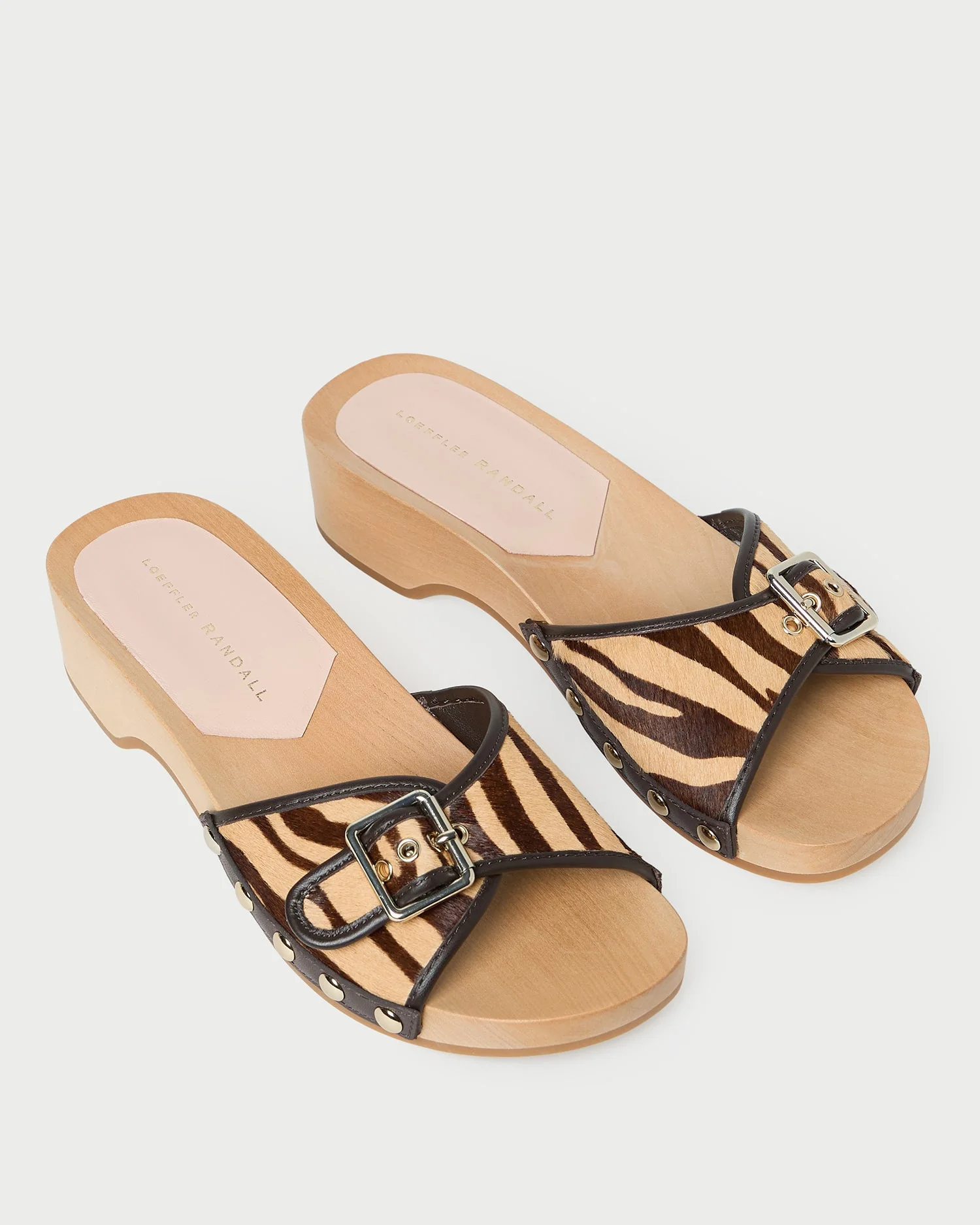 Loeffler Randall - Paulie Zebra Studded Sandal - Image 4