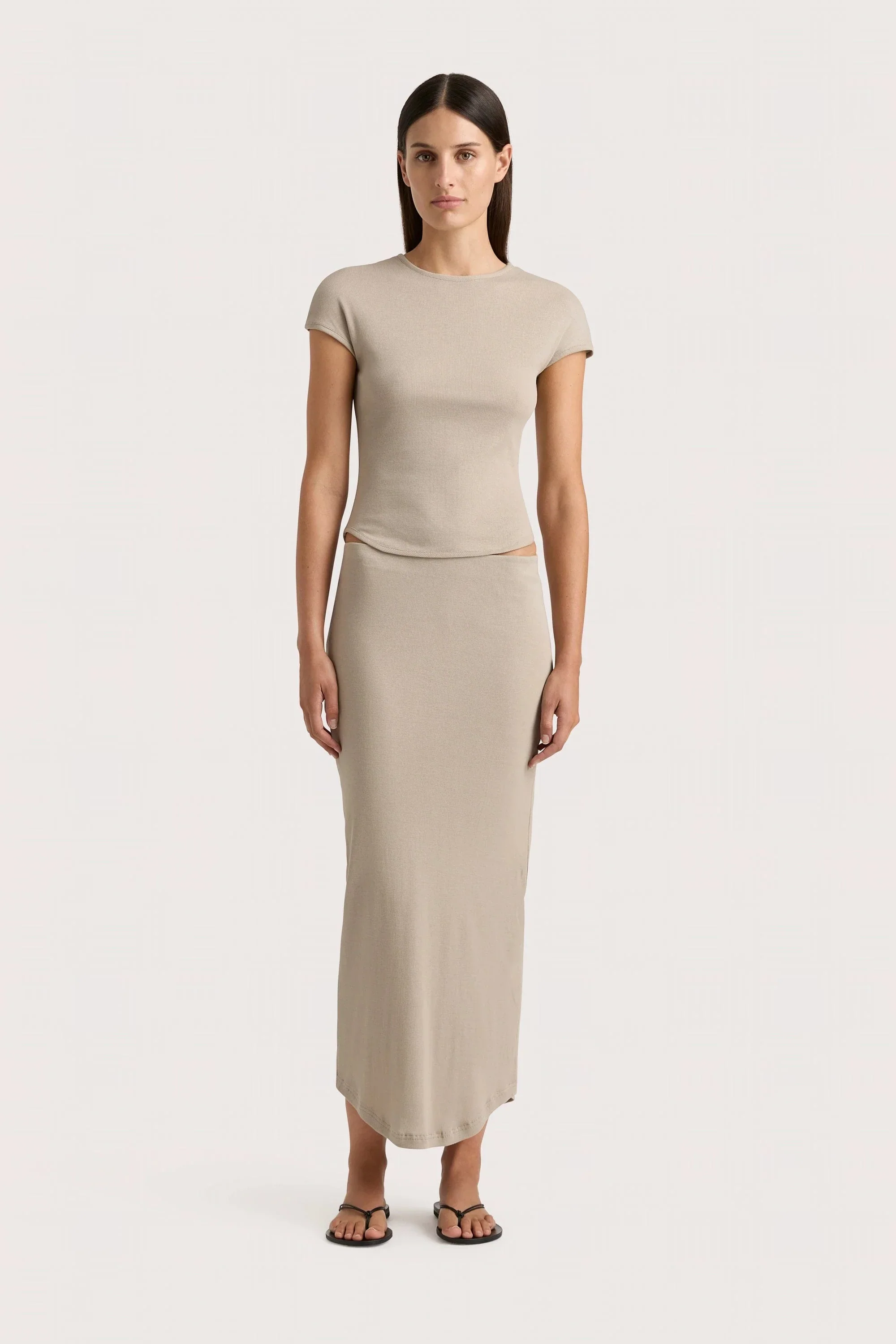 Faithfull - Loire Skirt Taupe - Final Sale