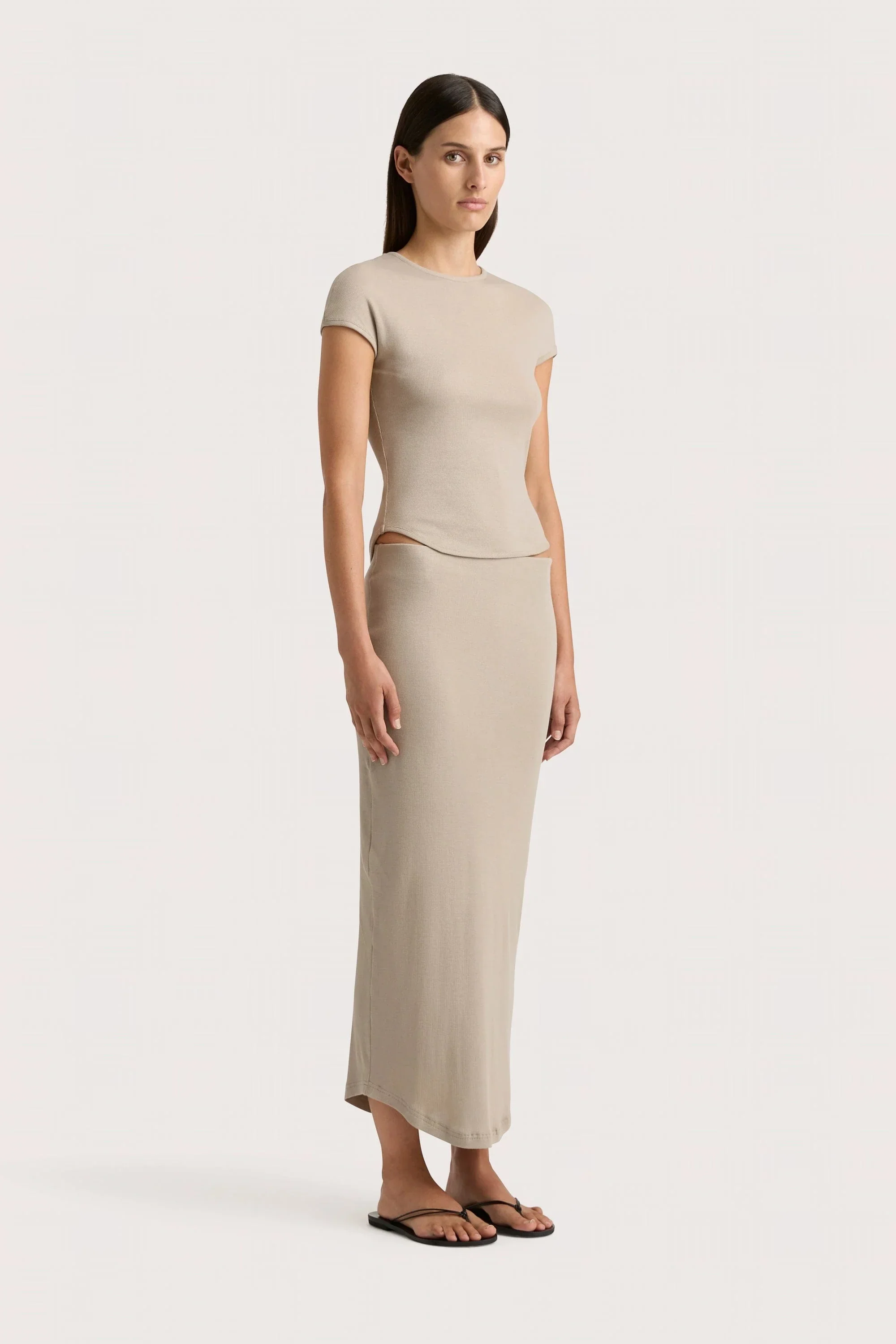 Faithfull - Loire Skirt Taupe - Final Sale - Image 4