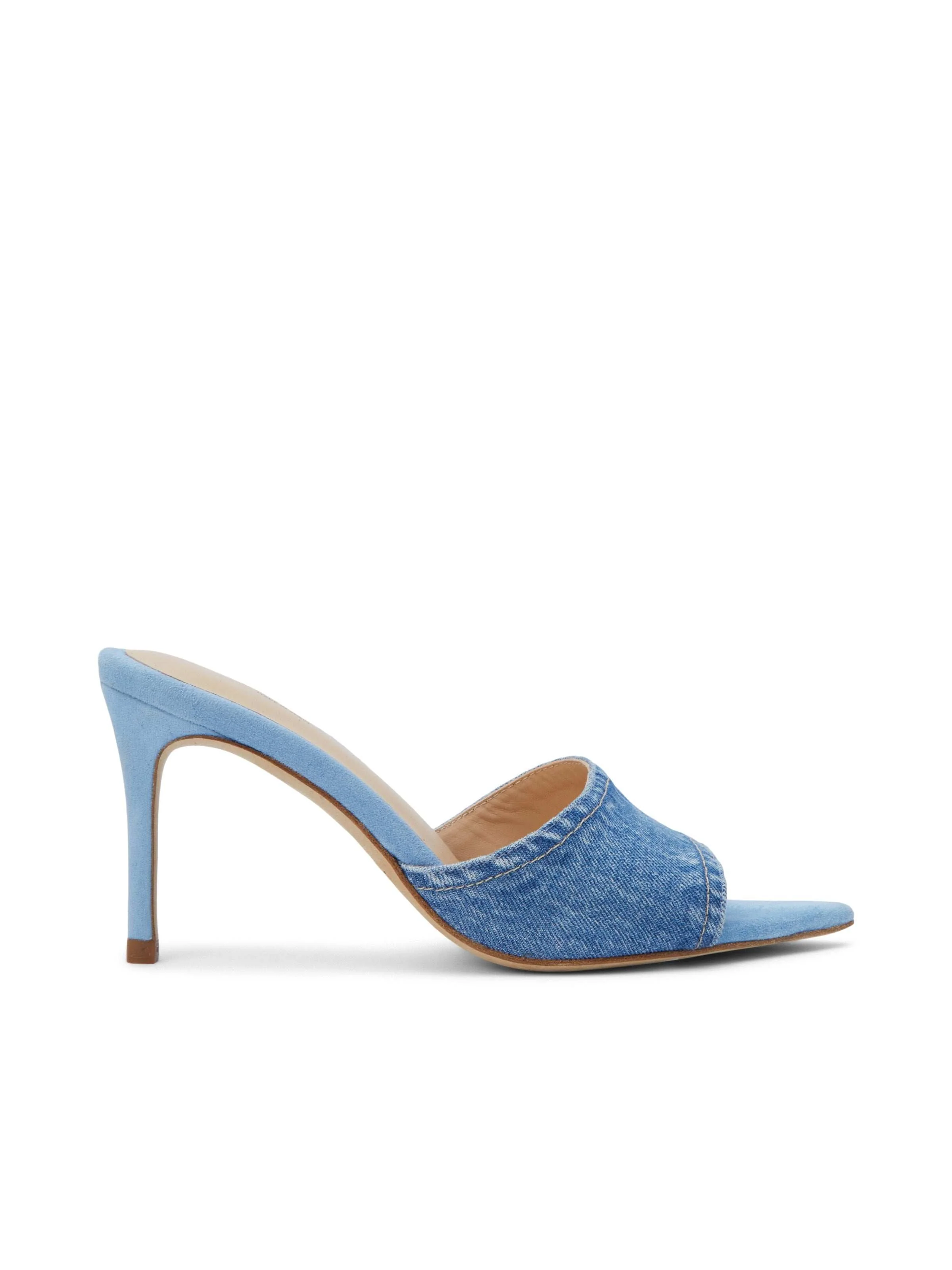 L'AGENCE - Lolita Denim Open - Toe Mule - Image 7