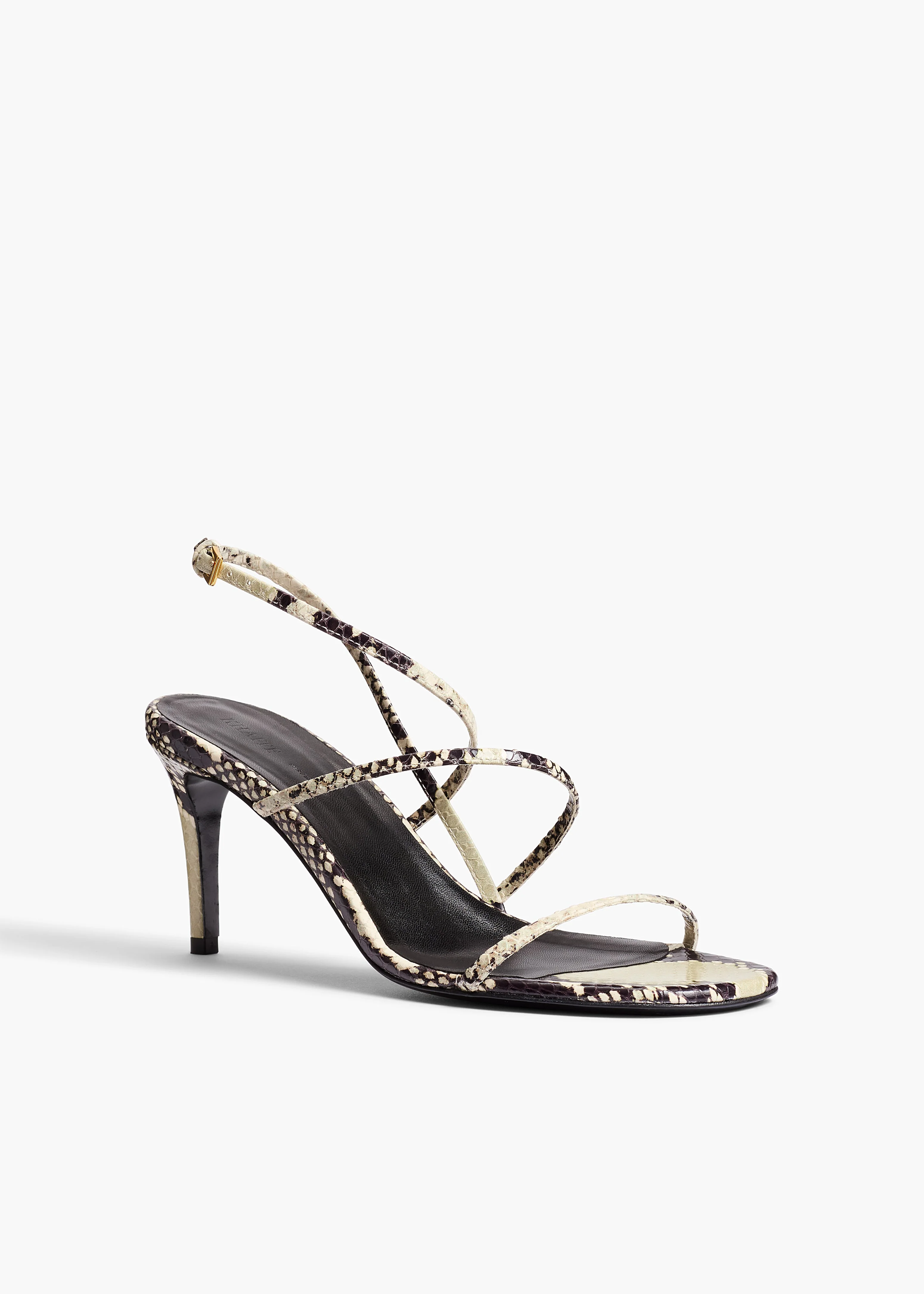 Khaite - Loop Sandal in Natural Python - Embossed Leather - Image 2