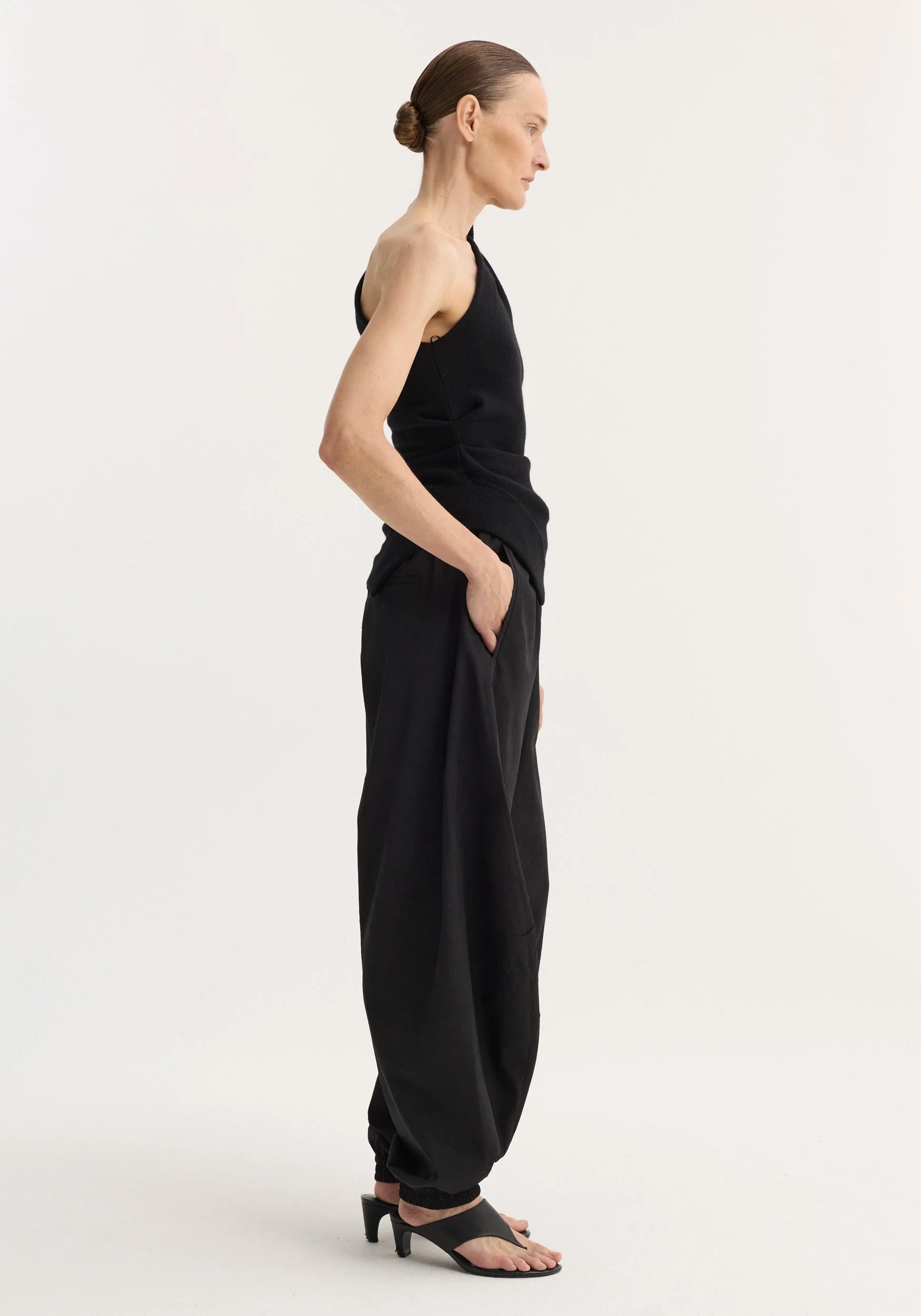 ROHE - Balloon track pants | black - Image 2
