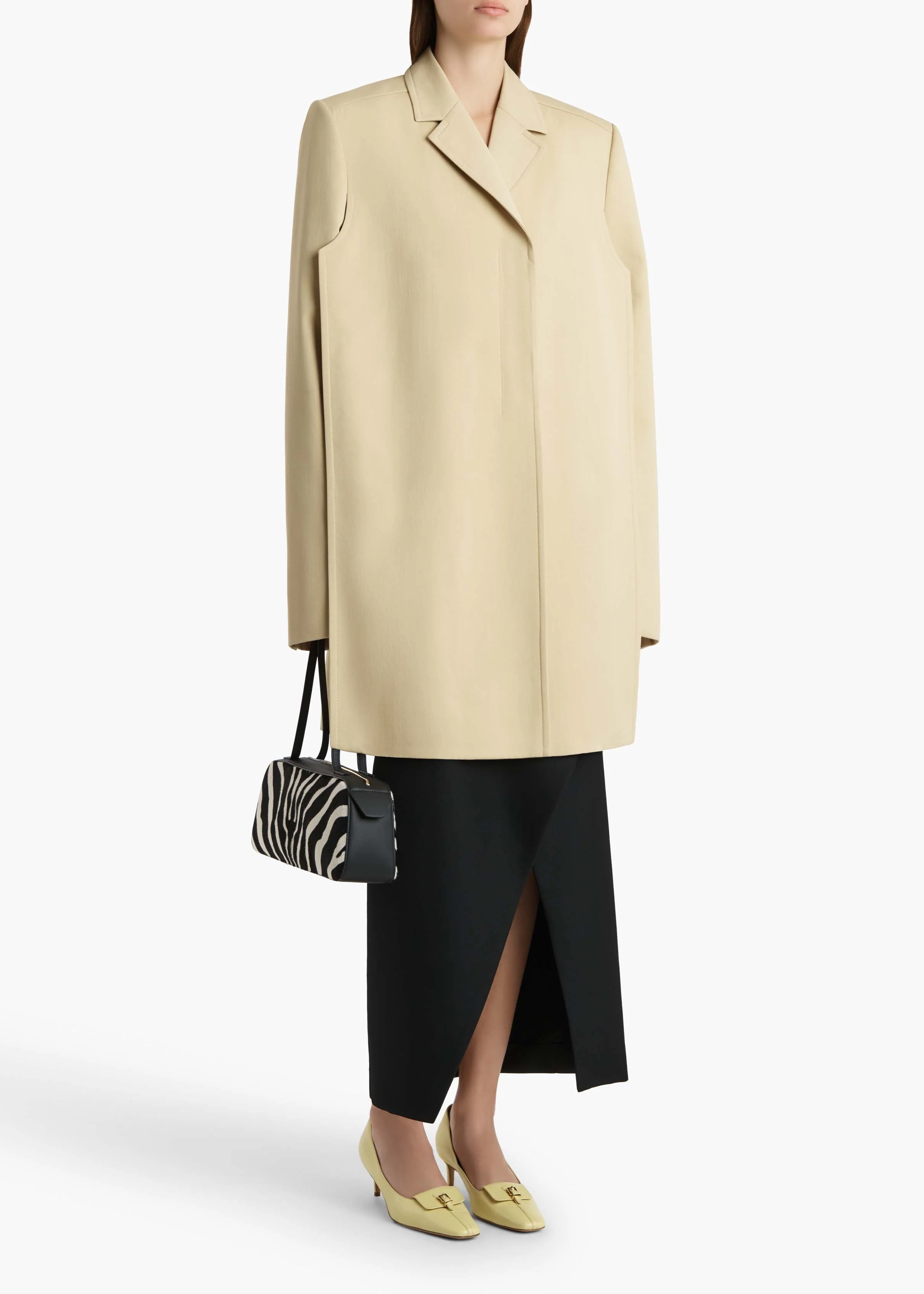 Khaite - Lorel Coat in Natural - Image 10