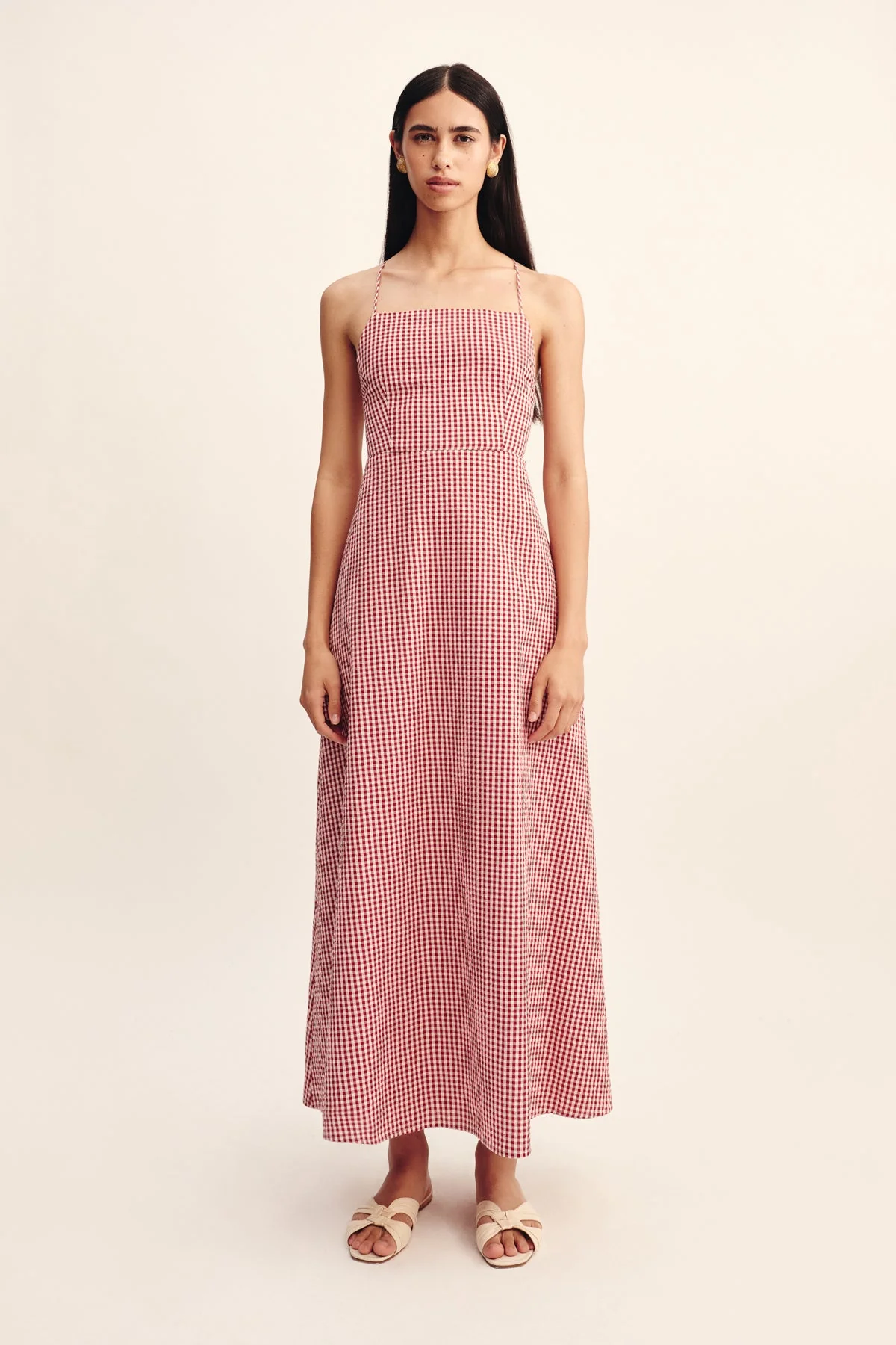 Posse - LORI DRESS - RED GINGHAM - Image 7