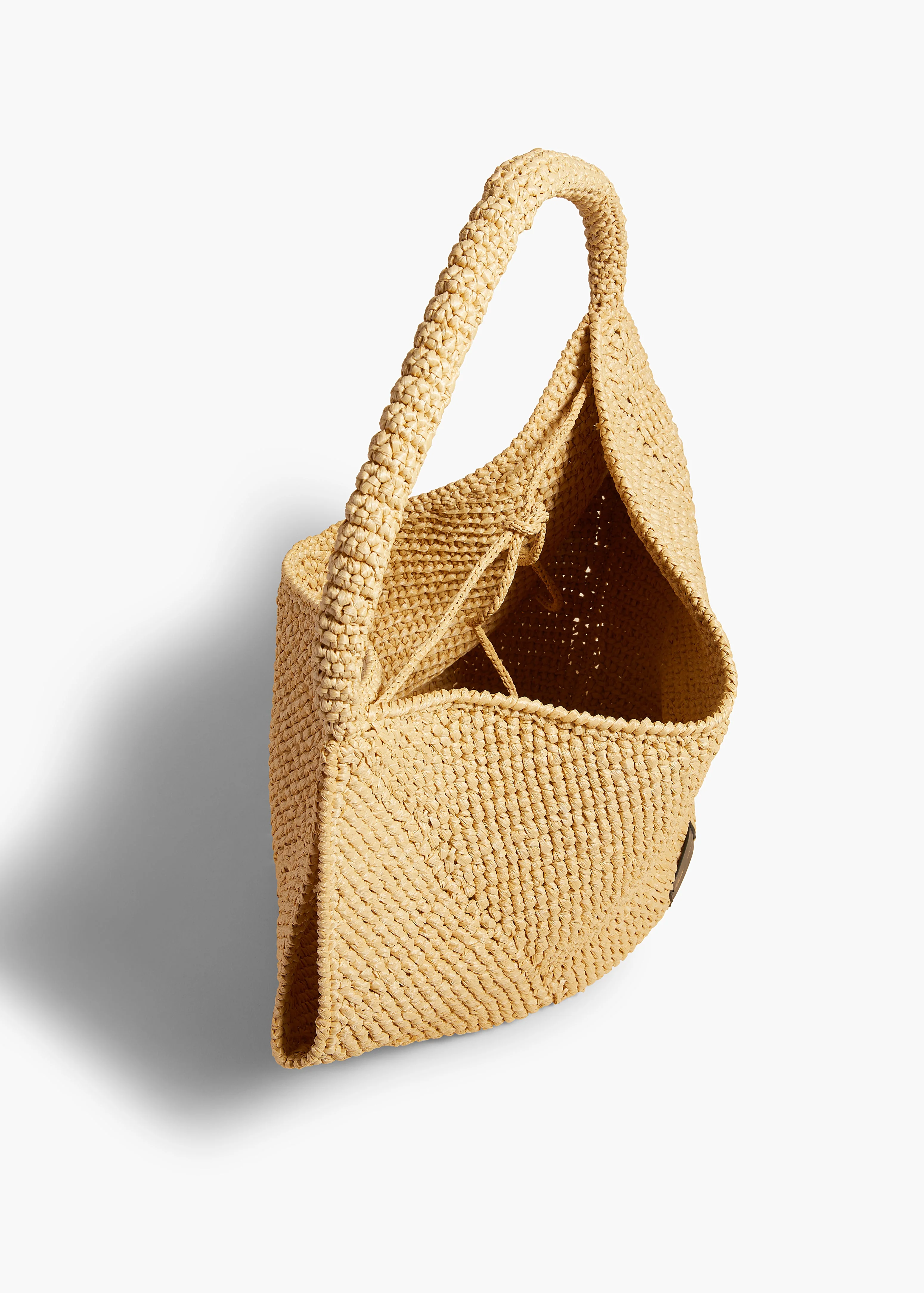 Khaite - Medium Lotus Tote in Natural Raffia - Image 3