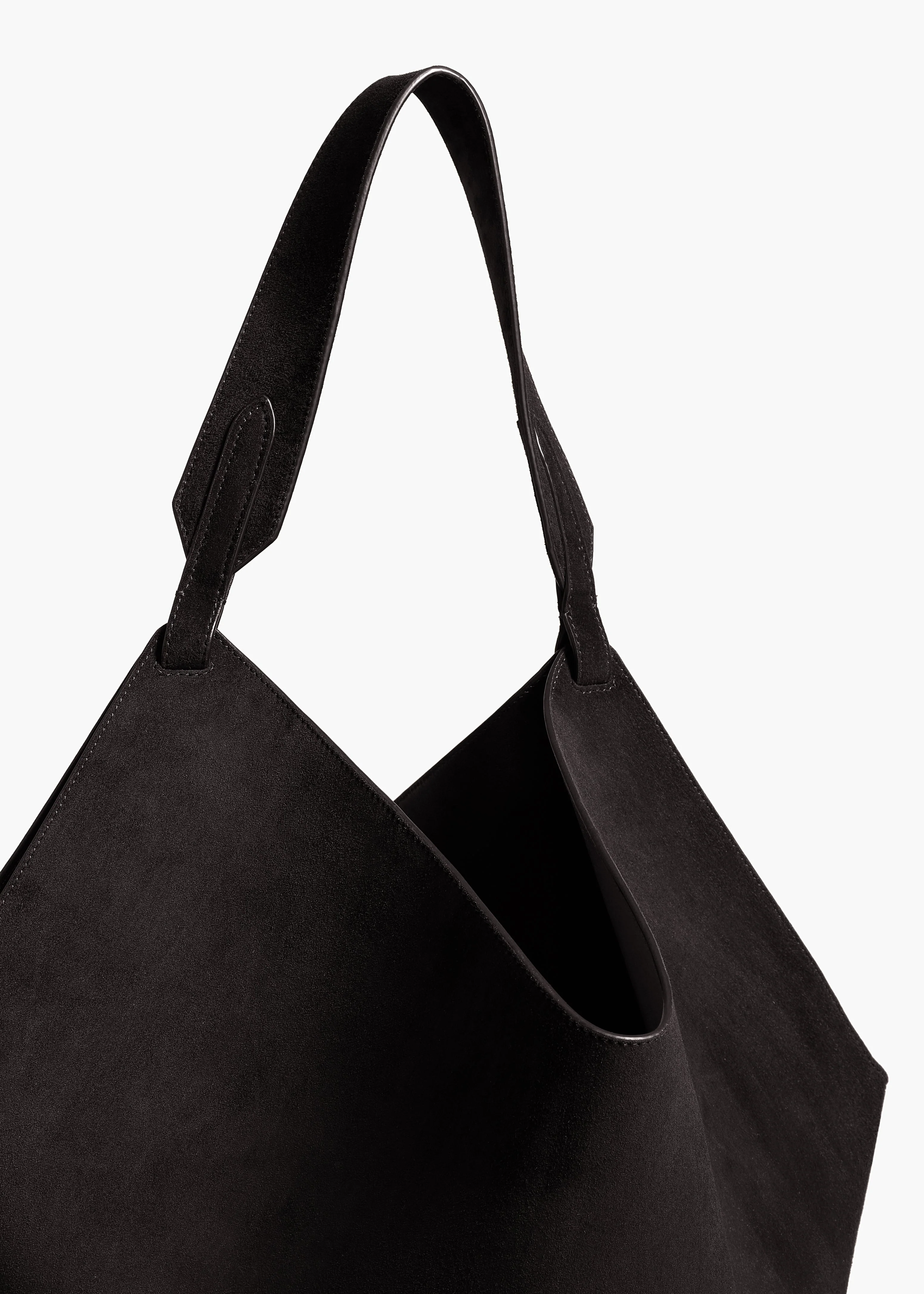 Khaite - Medium Lotus Tote in Black Suede - Image 11