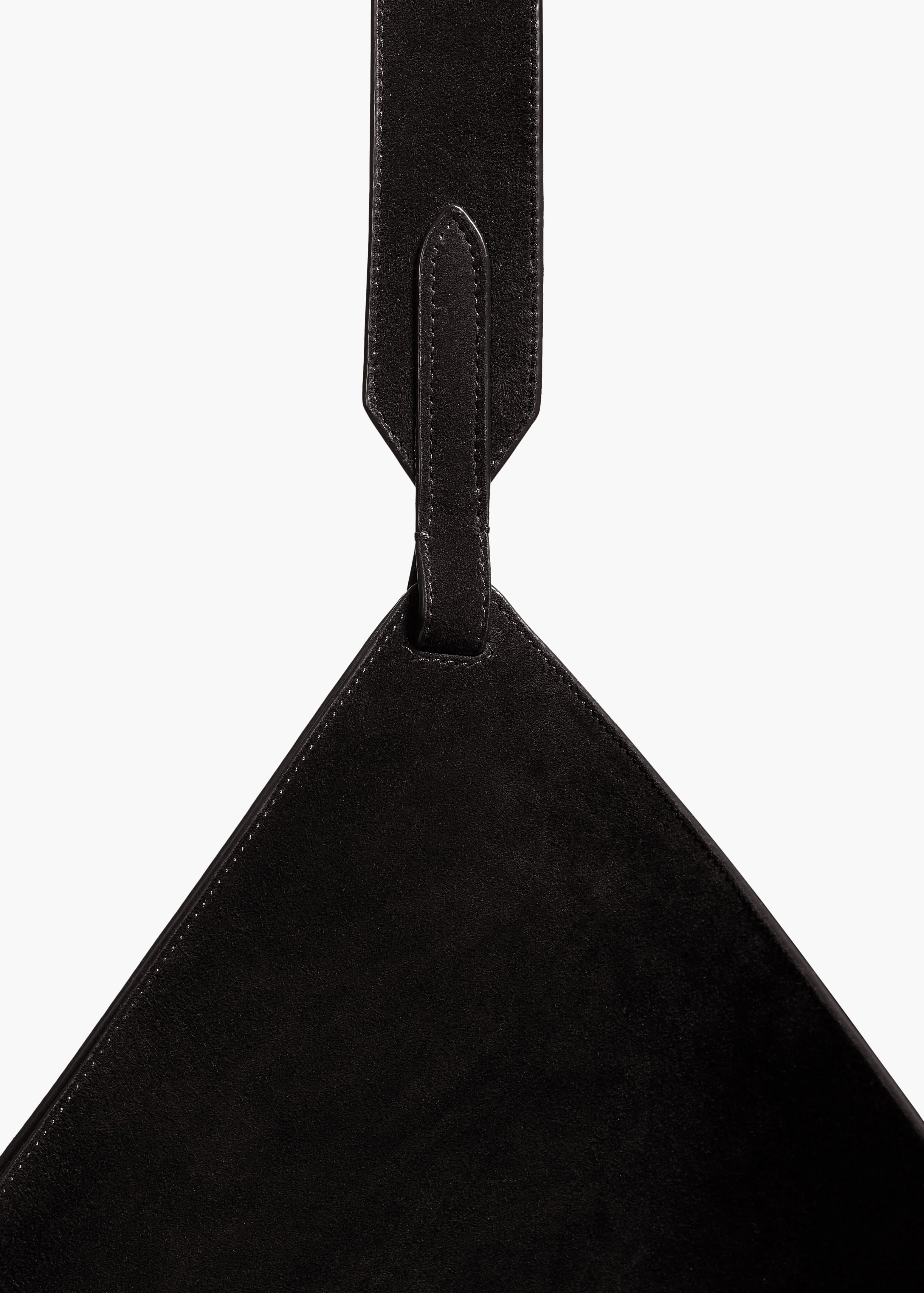 Khaite - Medium Lotus Tote in Black Suede - Image 12