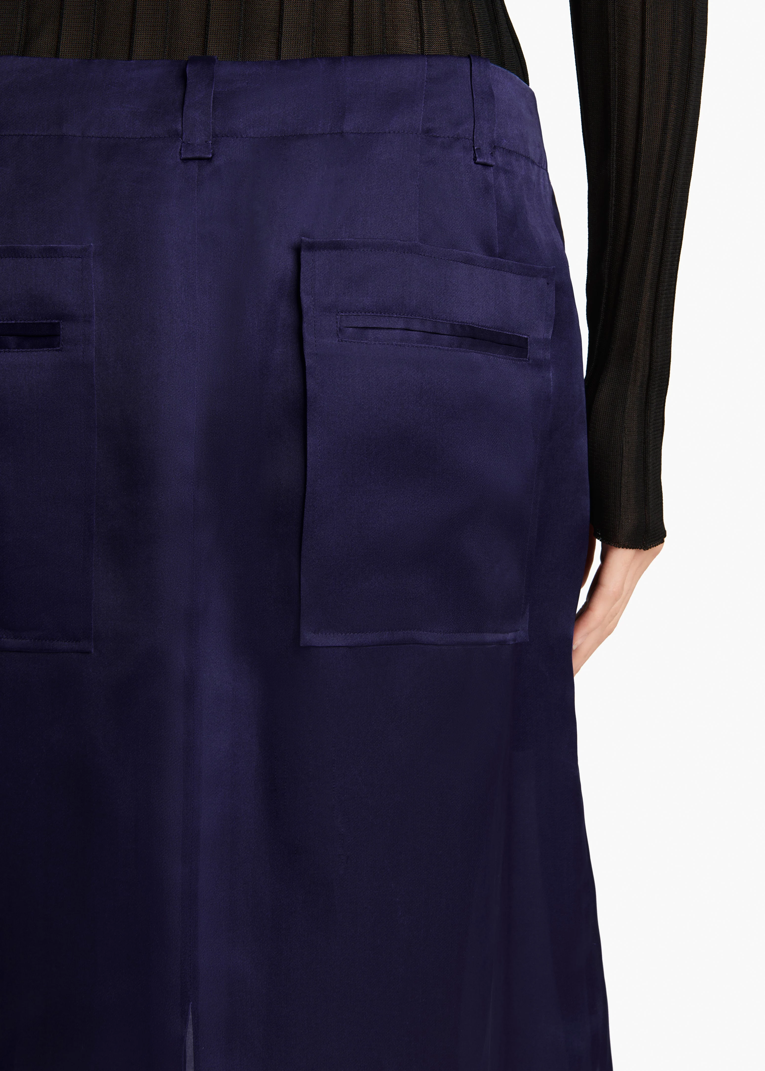 Khaite - Lucian Skirt in Amethyst - Image 13
