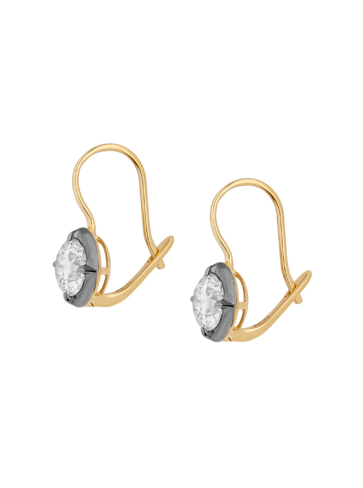 Dorsey - LUCIEN LATCHBACK EARRINGS IN MOISSANITE - Image 2