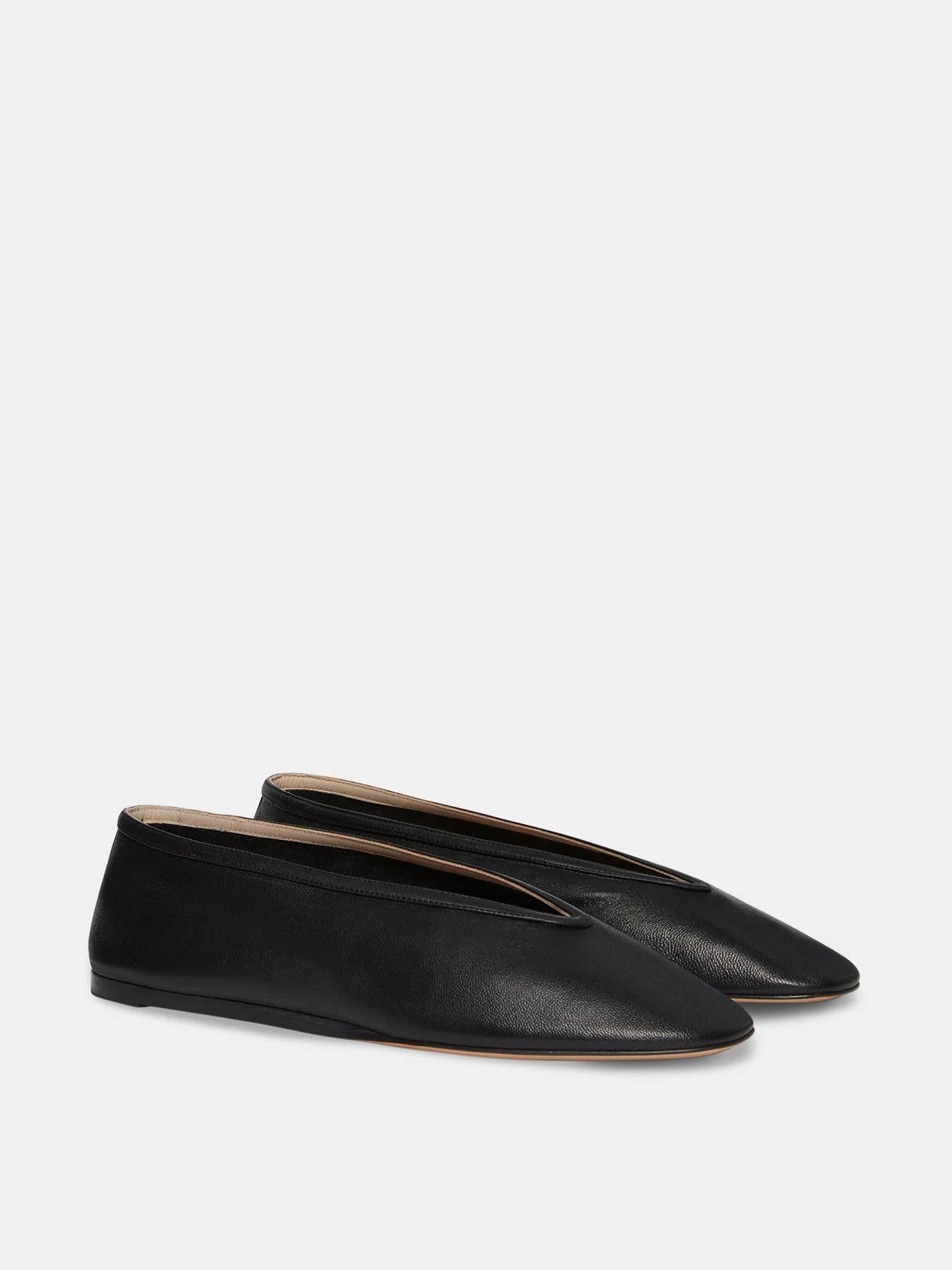 Le Monde Beryl - Luna Slipper / Black Leather - Image 2