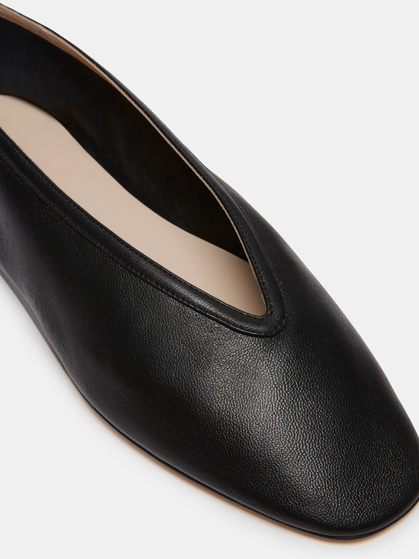 Le Monde Beryl - Luna Slipper / Black Leather - Image 4