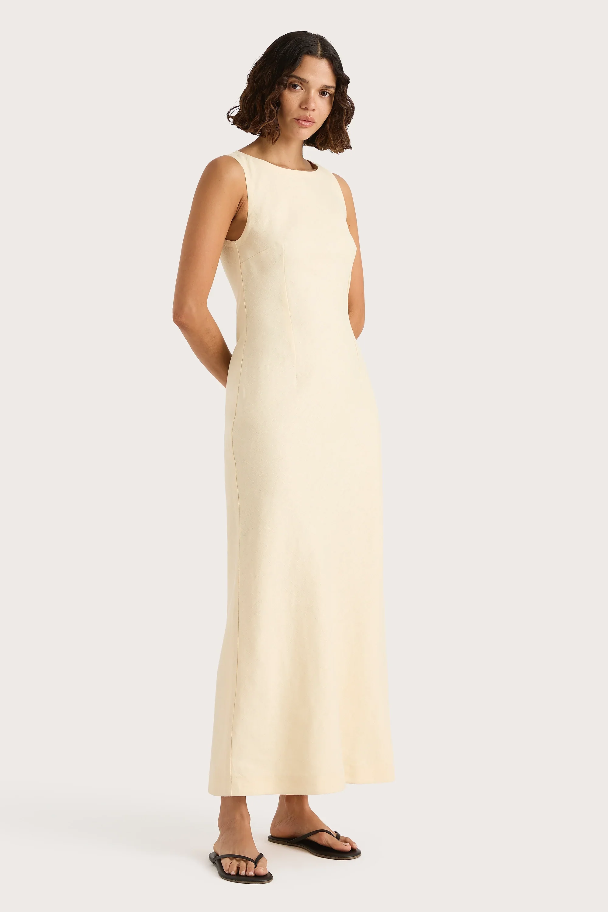 Faithfull - Lydie Maxi Dress Butter - Final Sale - Image 2