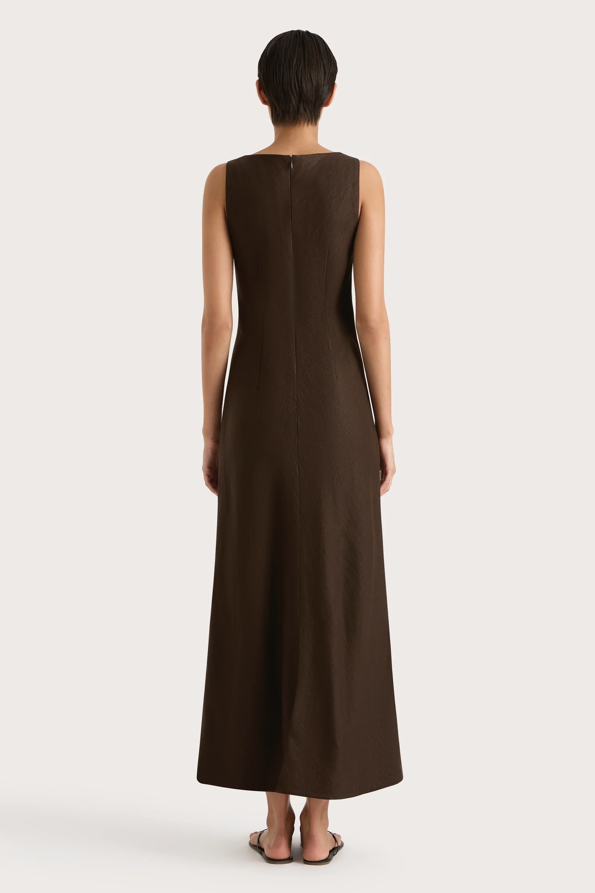 Faithfull - Lydie Maxi Dress Coffee - Final Sale - Image 6