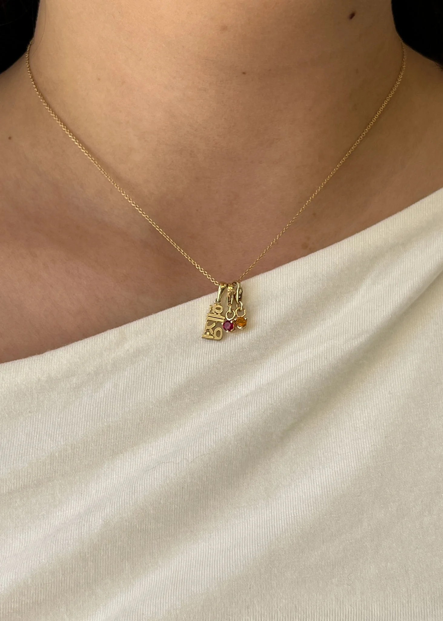 Kinn - Ma - eum Birthstone Charm Citrine - Image 2