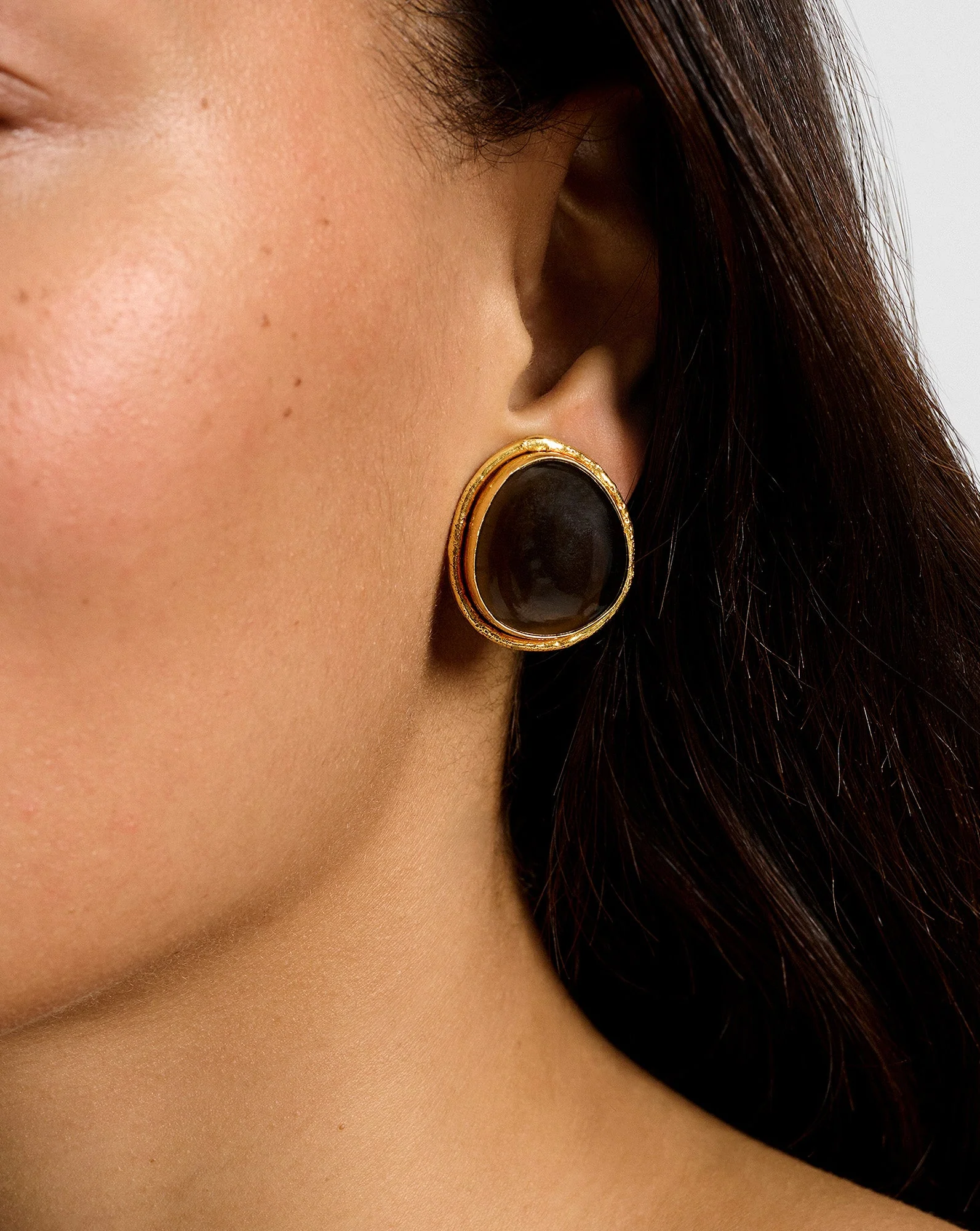 Veronica Beard - Macaroon Smoky Quartz Earring - Image 2