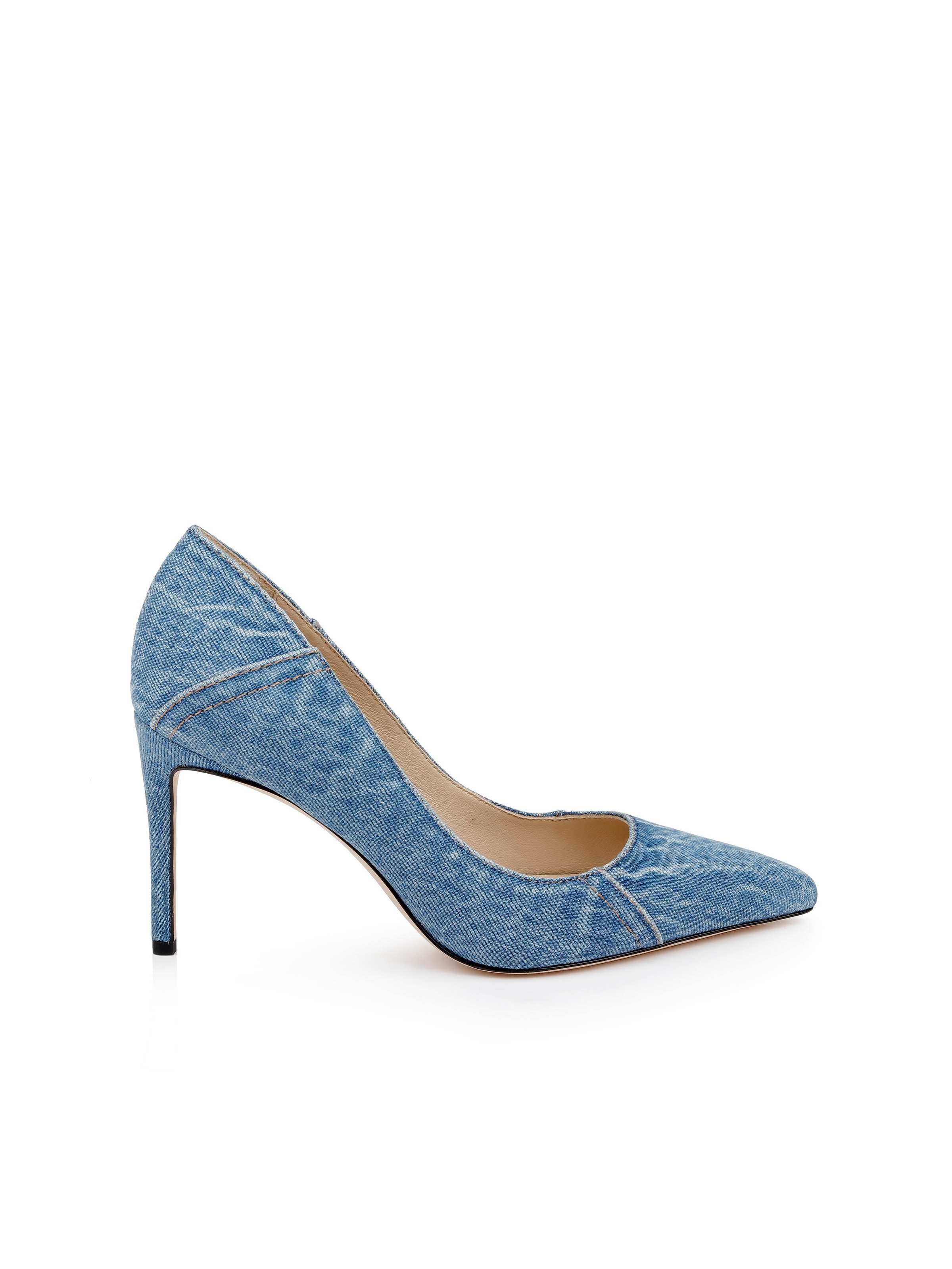 L'AGENCE - Maelle Denim Pump - Image 10