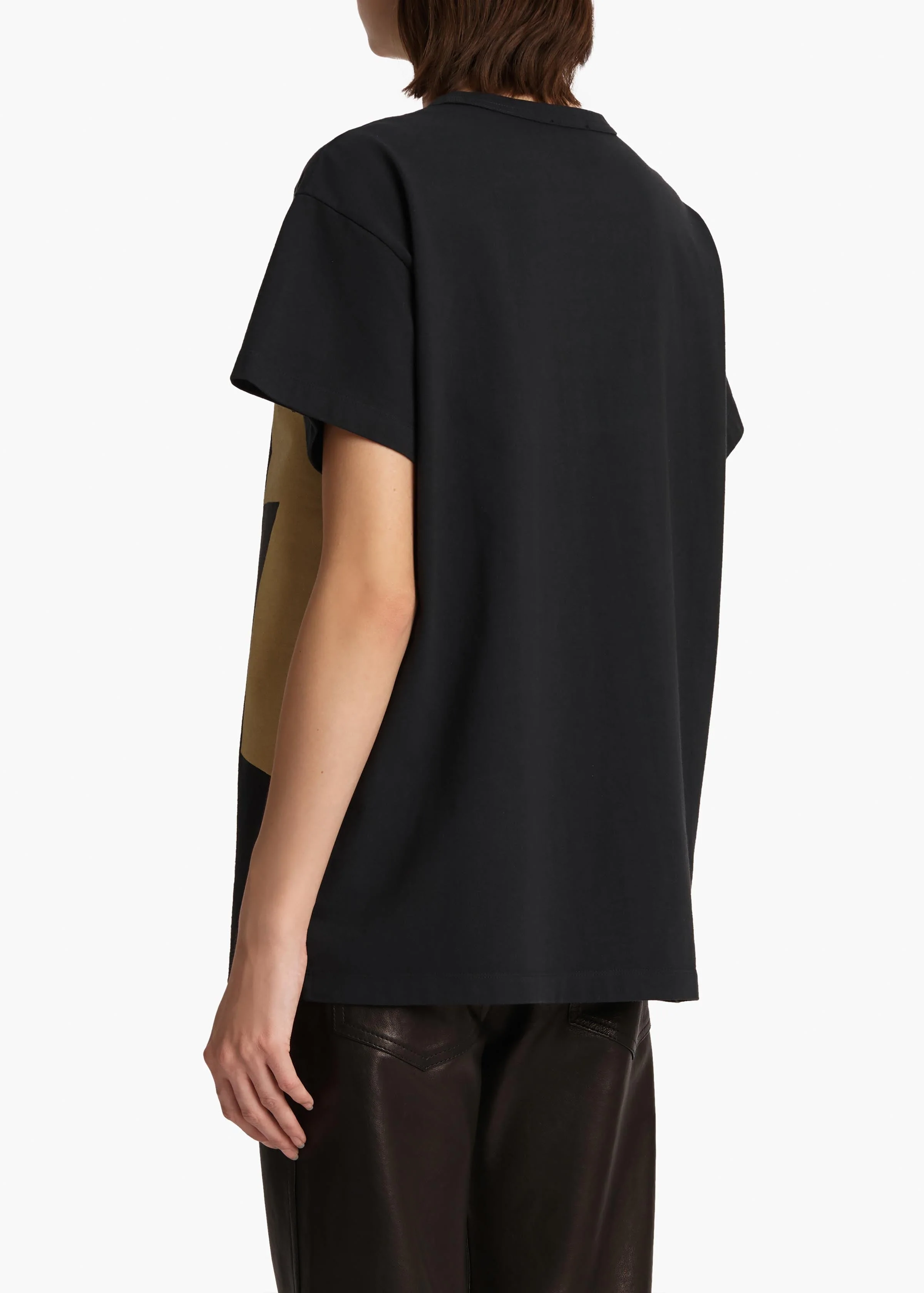 Khaite - Maeve T - Shirt in Black Multi - Image 11