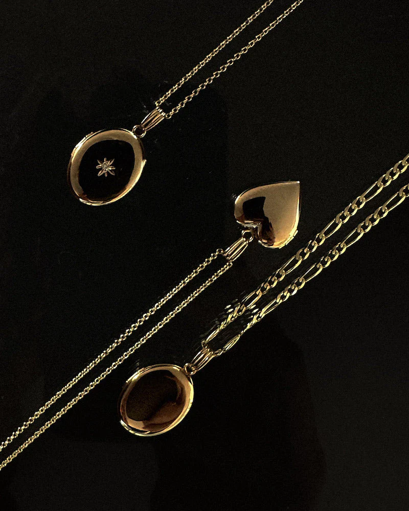 Kinn - Maison Oval Locket Necklace Diamond - Image 6
