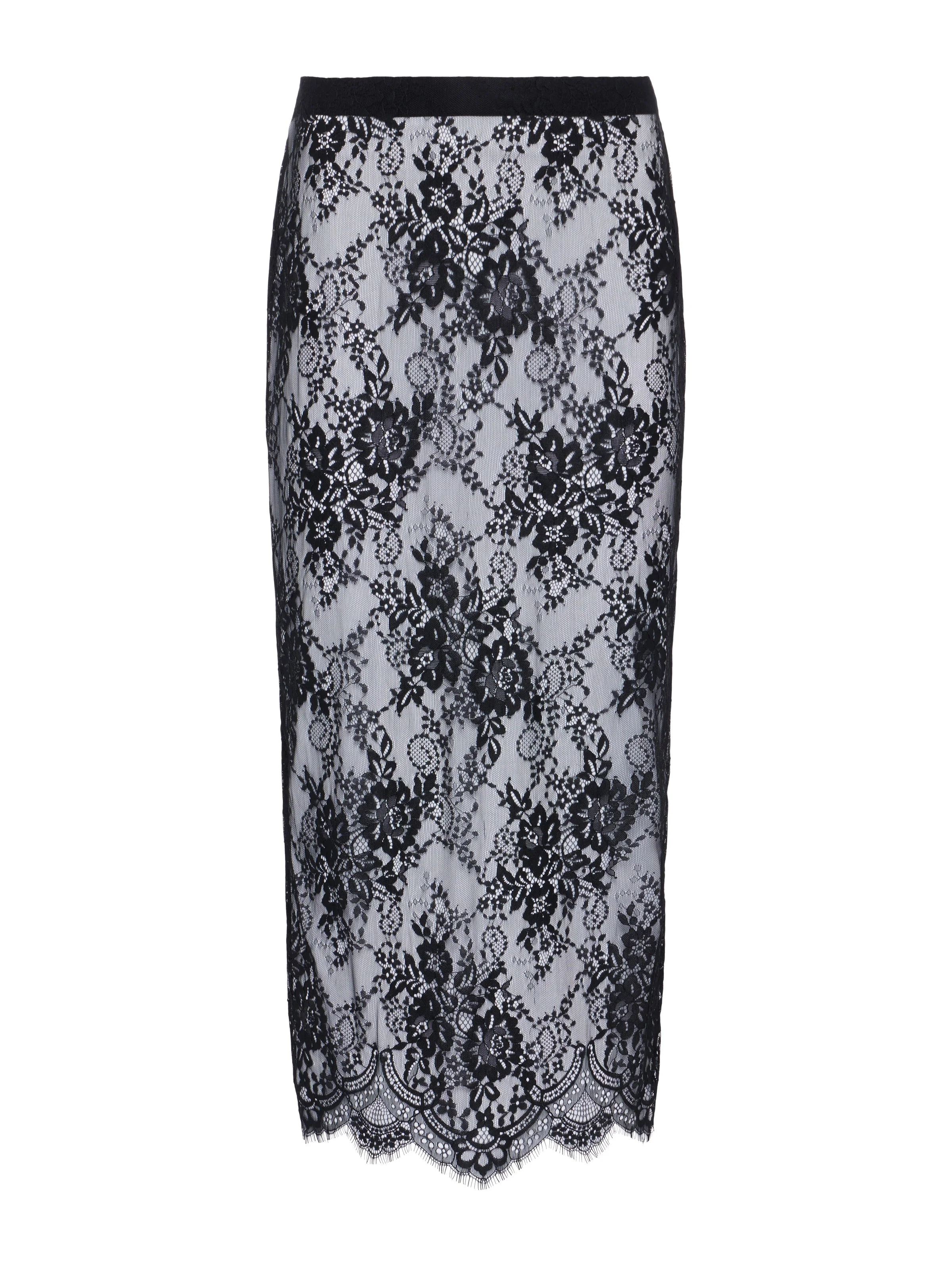 L'AGENCE - Makena Lace Pencil Skirt - Image 14