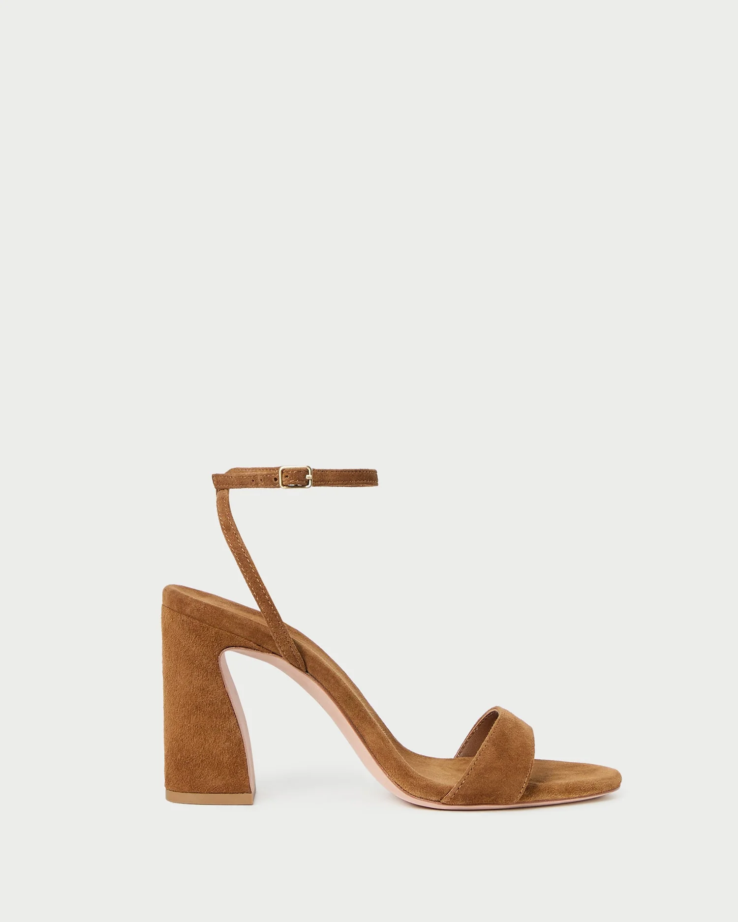 Loeffler Randall - Malia Cacao Suede Curved - Heel Sandal