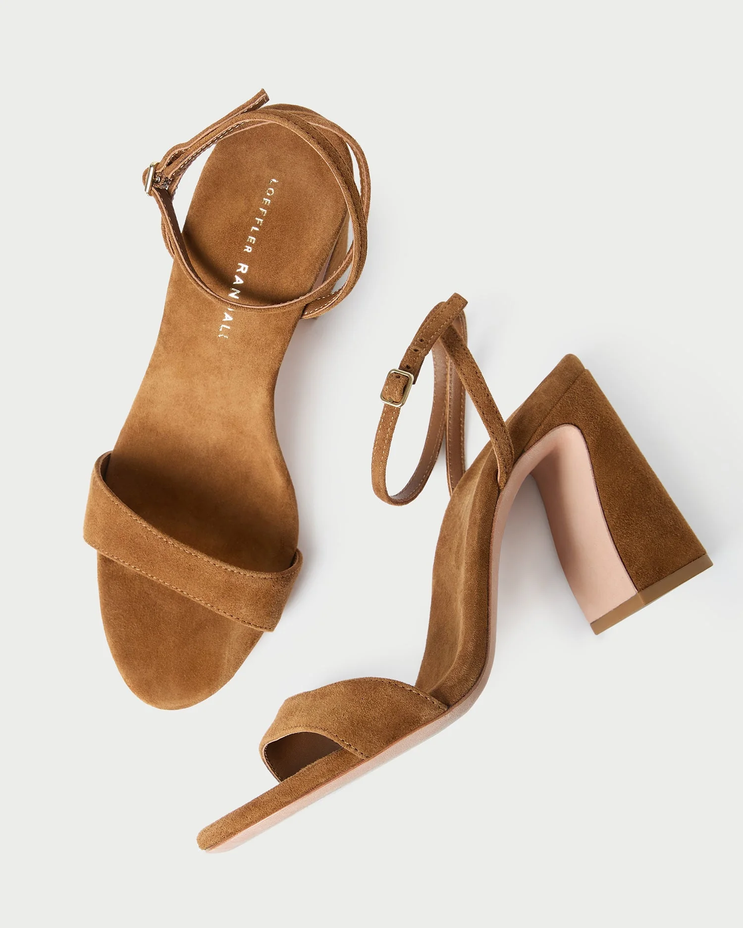 Loeffler Randall - Malia Cacao Suede Curved - Heel Sandal - Image 5