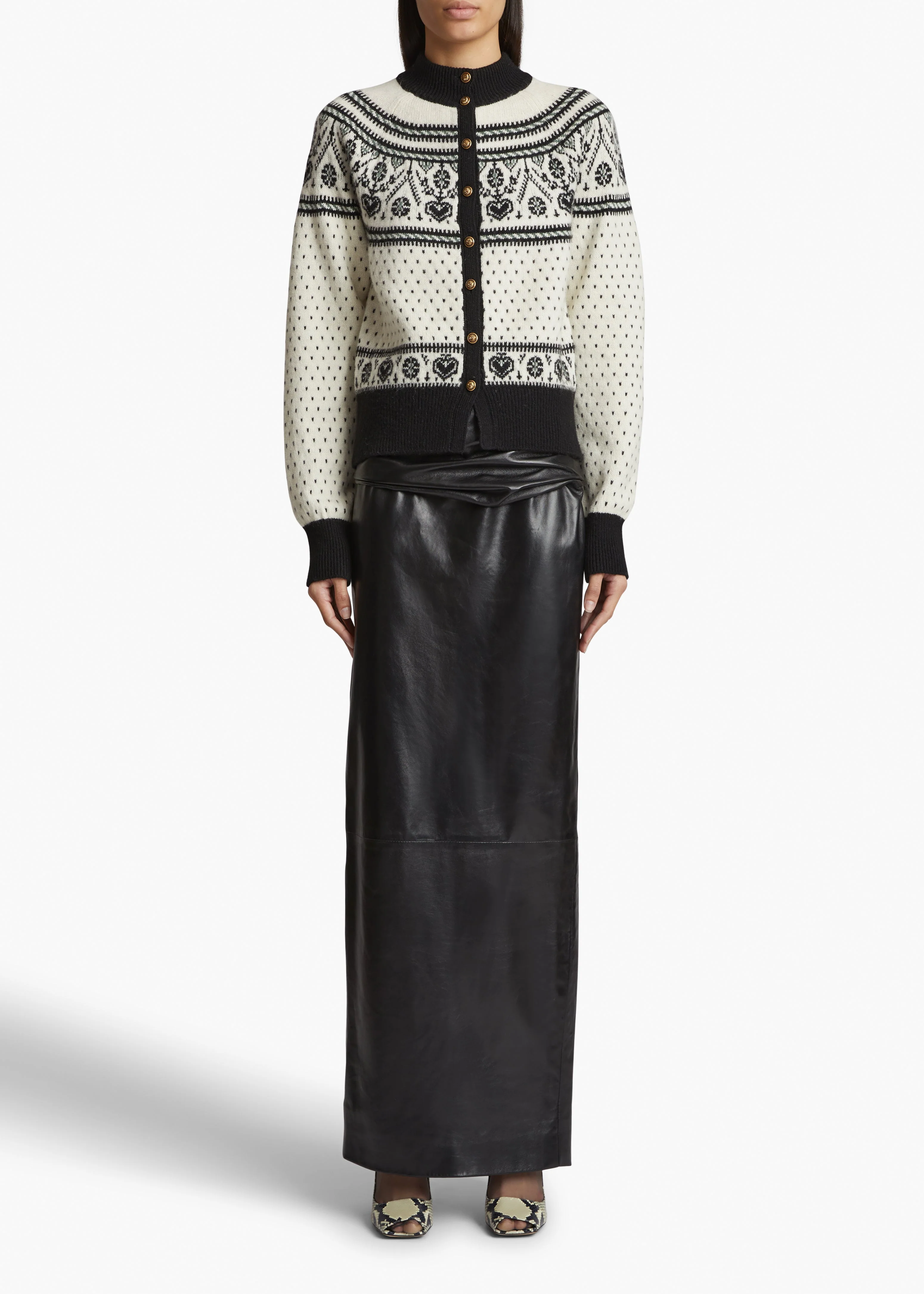 Khaite - Marc Cardigan in Neutral Multi - Image 2