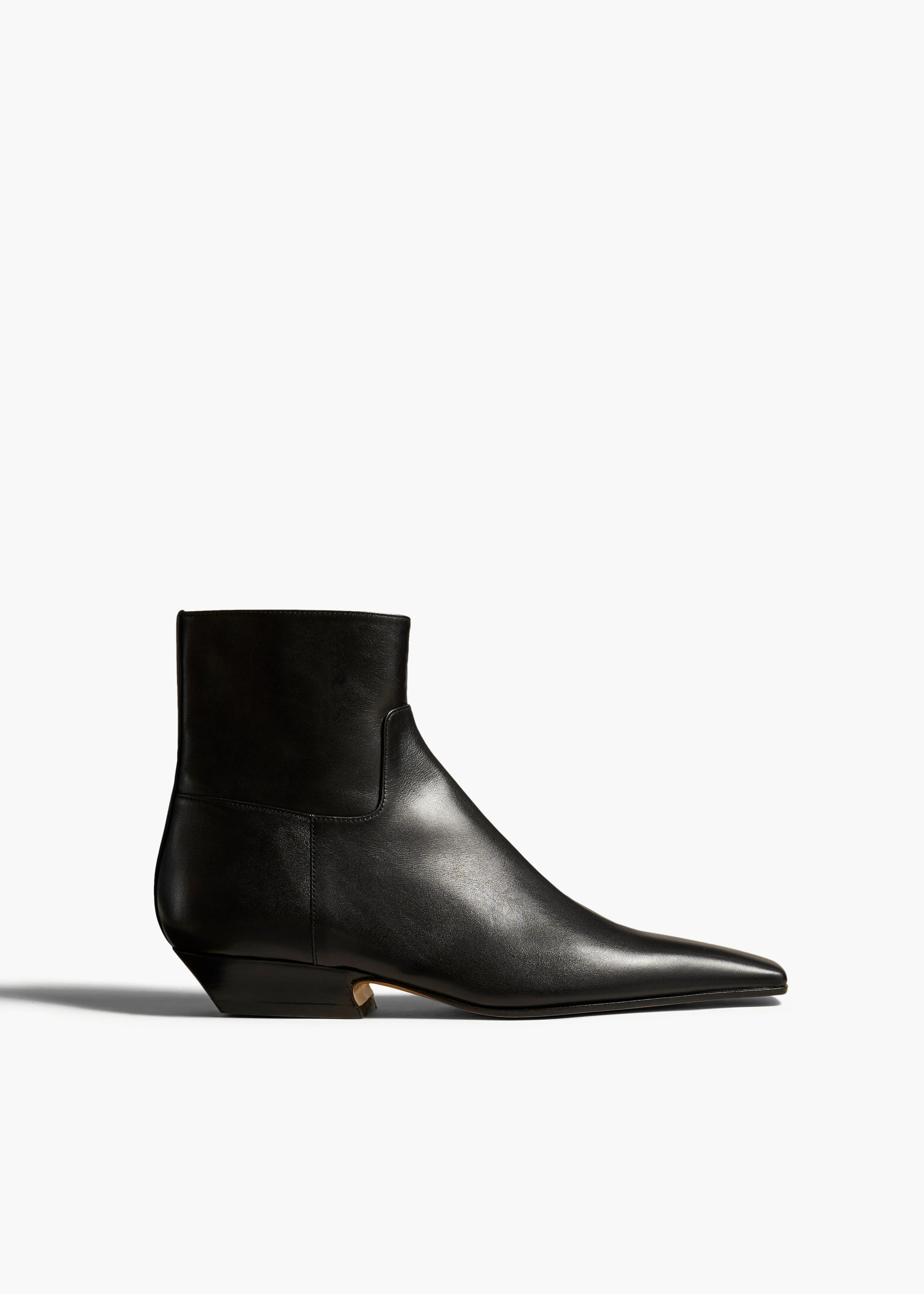 Khaite - Marfa Ankle Boot in Black Leather - Image 6