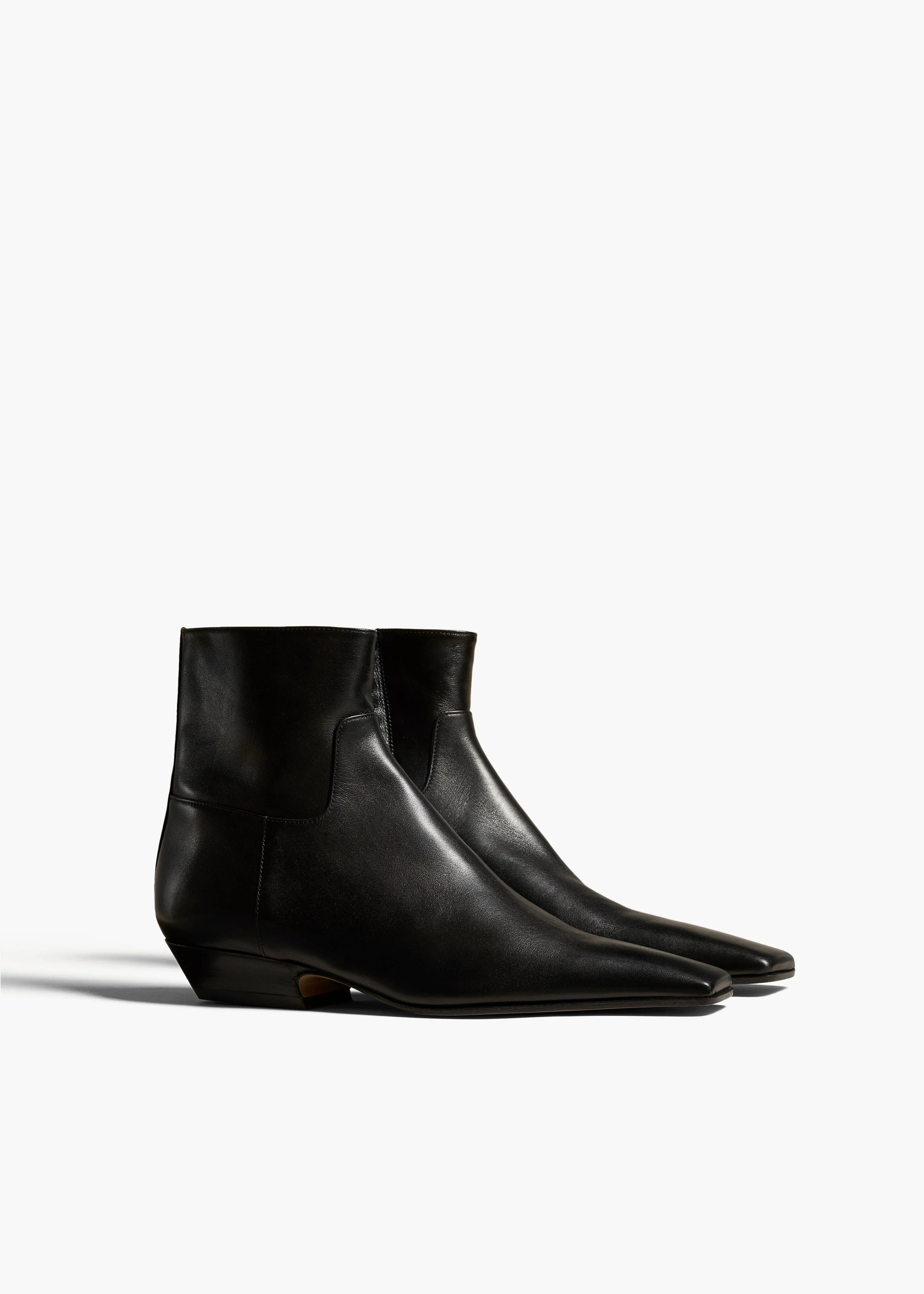 Khaite - Marfa Ankle Boot in Black Leather - Image 7
