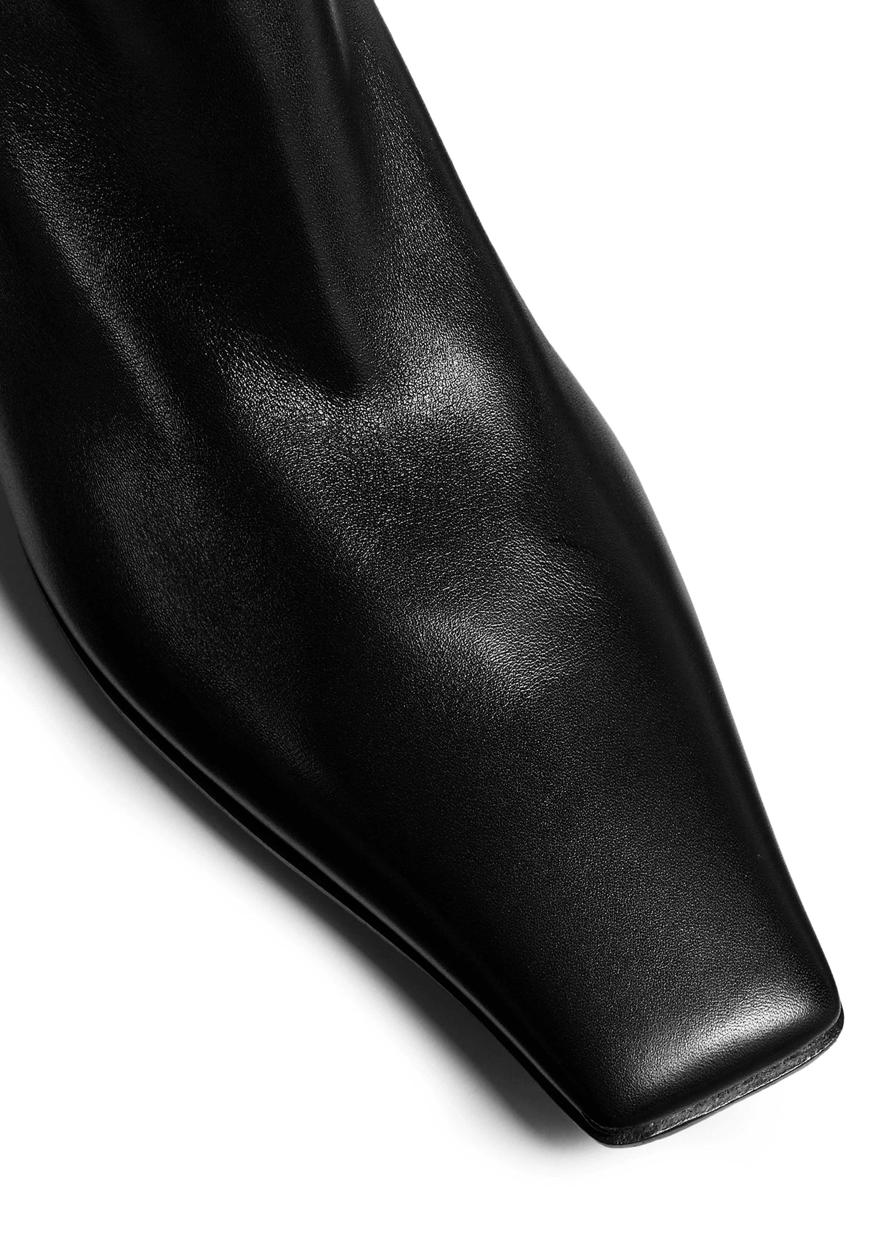 Khaite - Marfa Knee - High Boot in Black Leather - Image 4