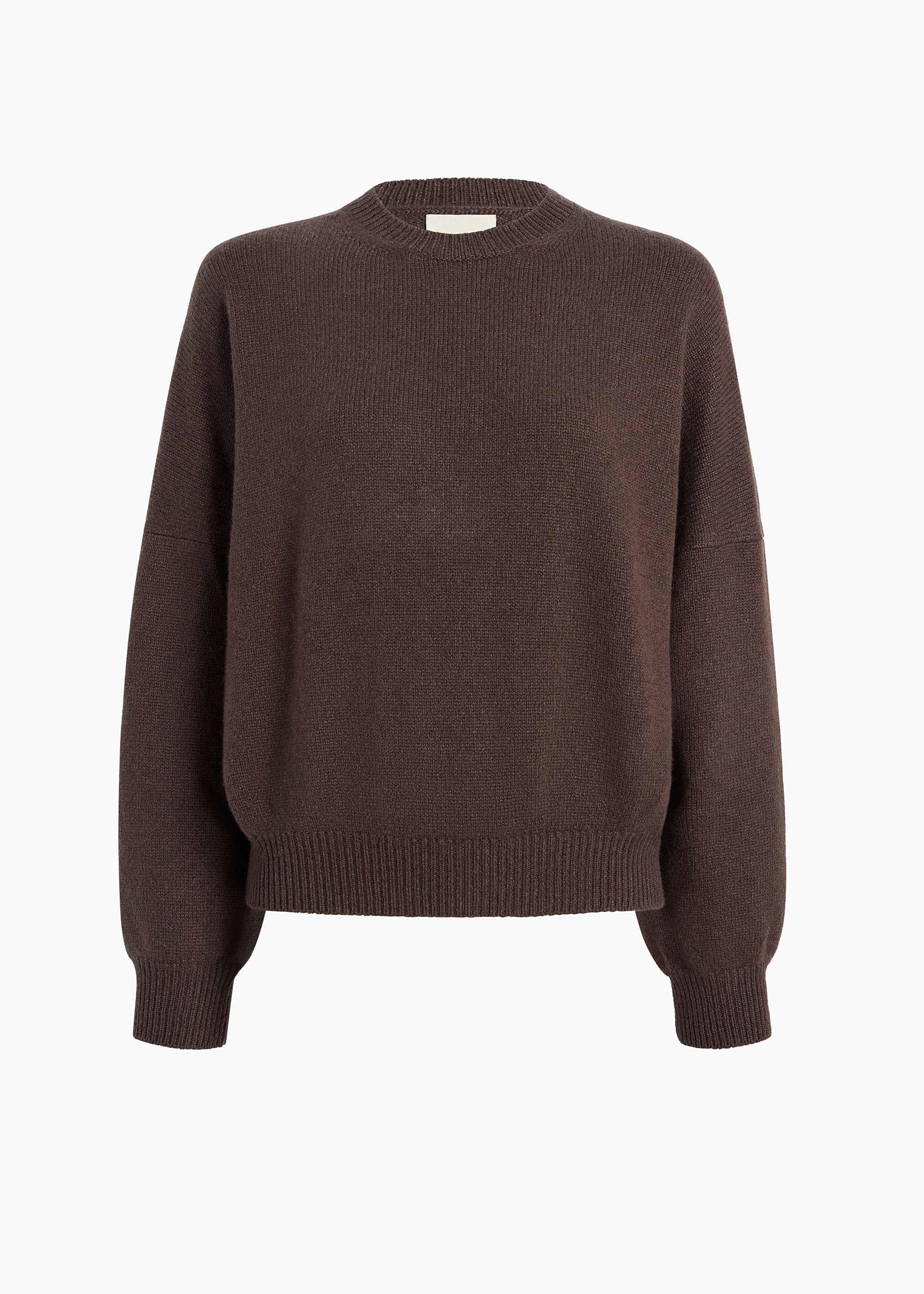 Khaite - Margaux Sweater in Coffee - Image 8
