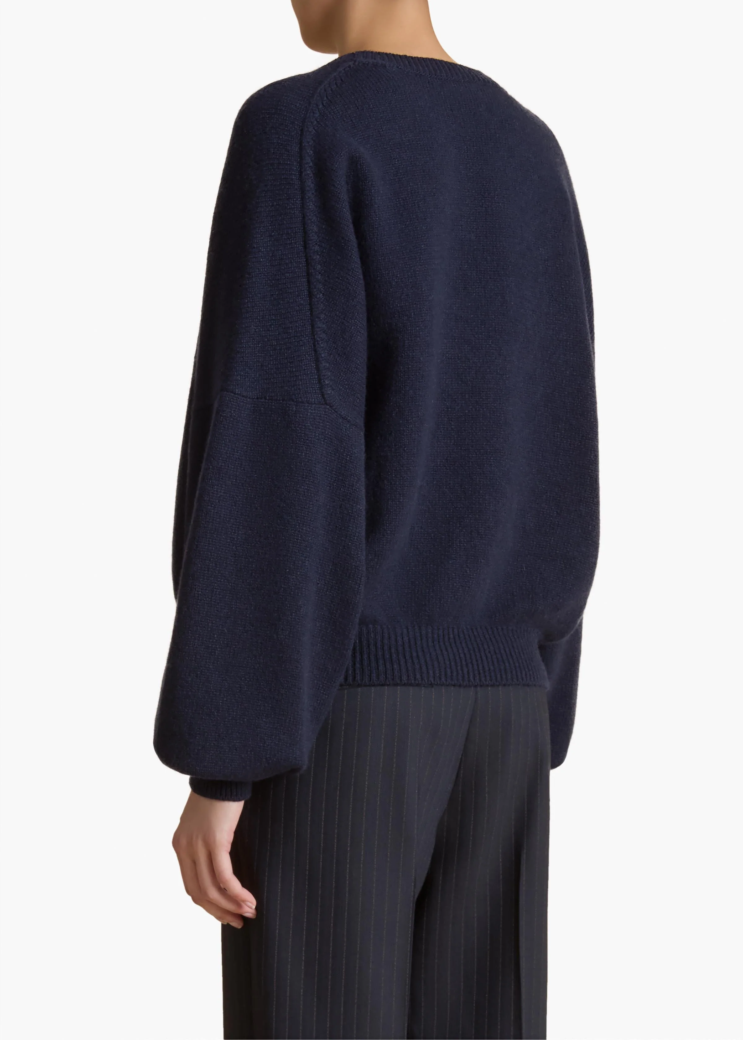 Khaite - Margaux Sweater in Midnight - Image 4