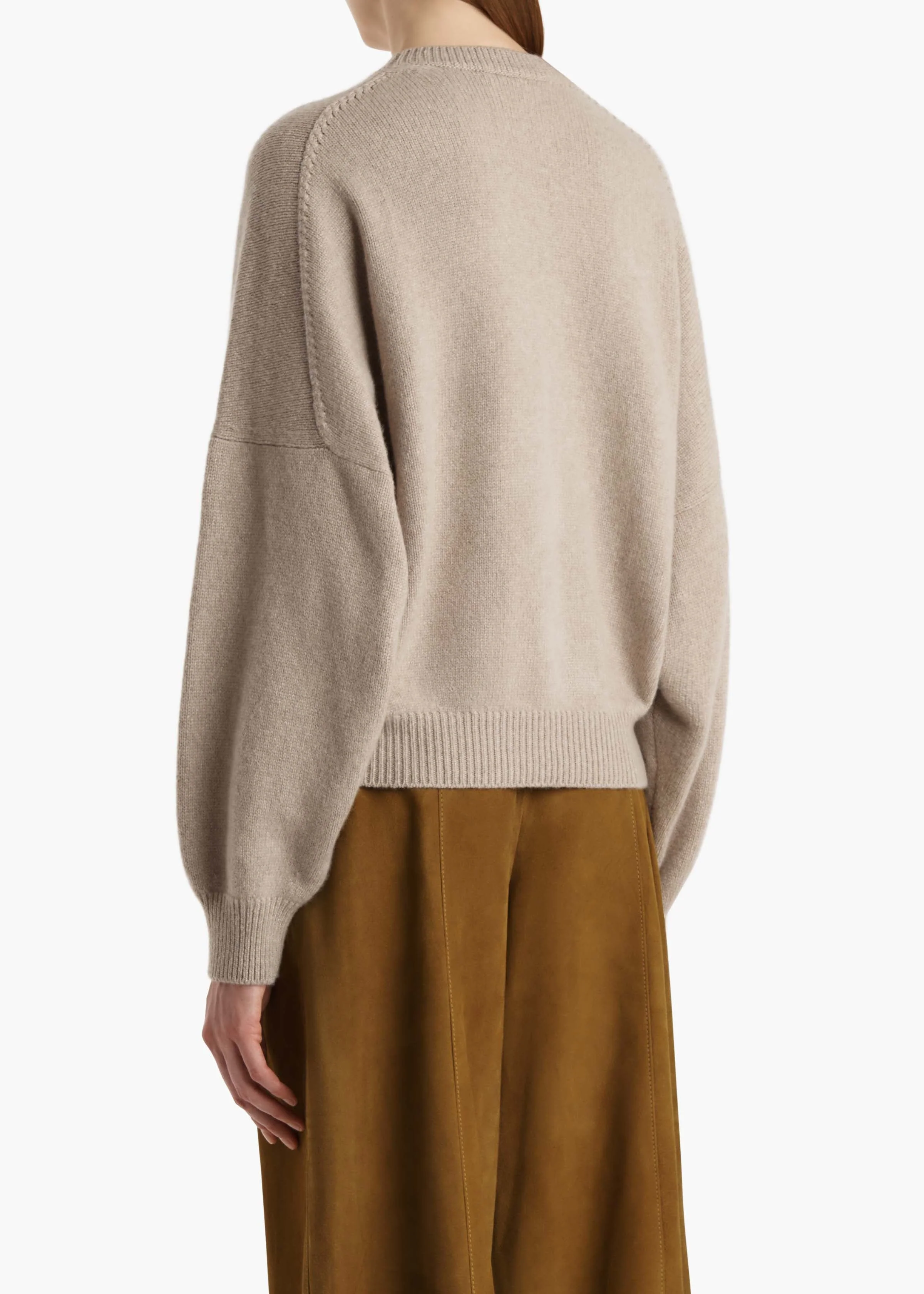 Khaite - Margaux Sweater in Putty - Image 4