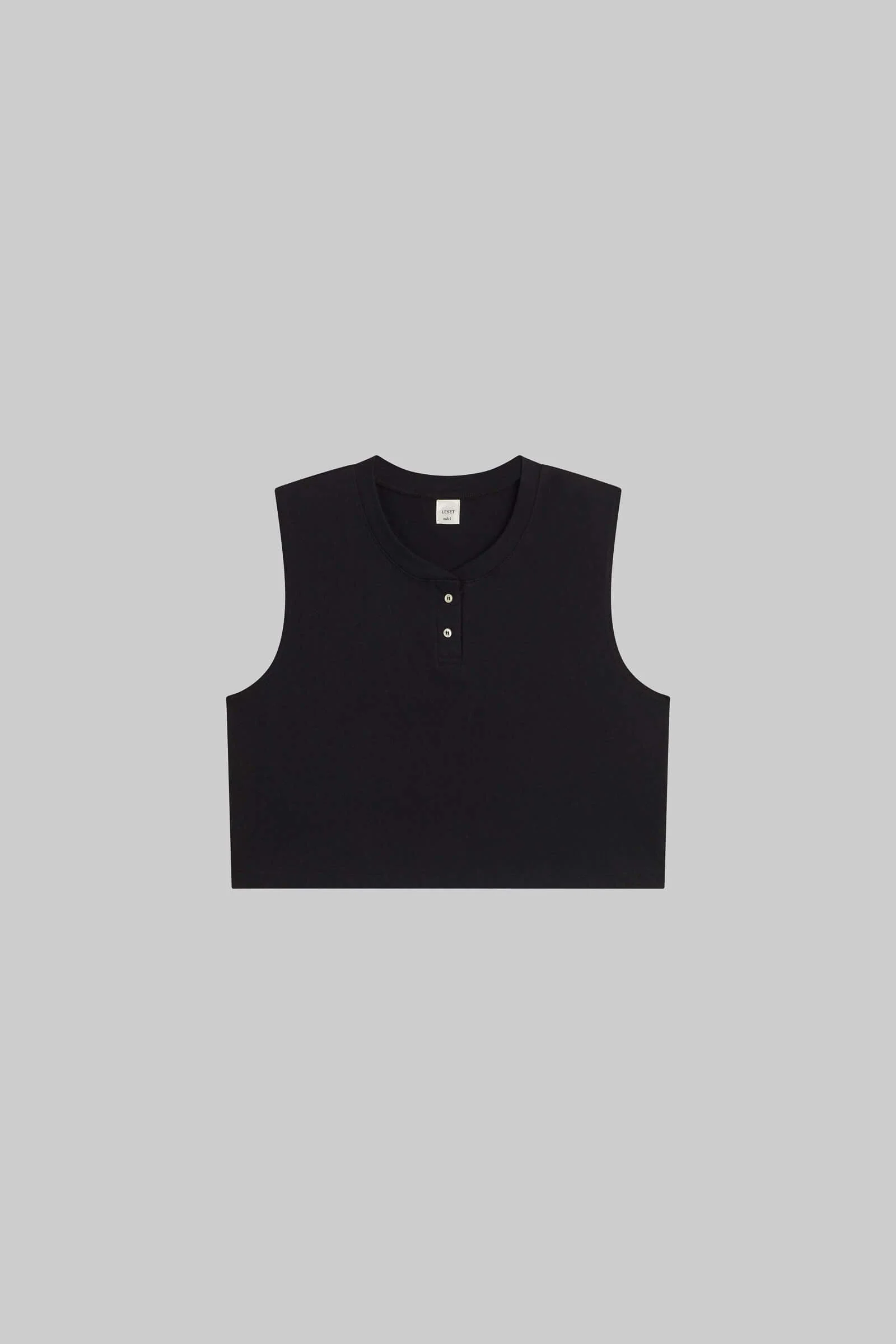 Leset - Margo Sleeveless Henley - Image 2